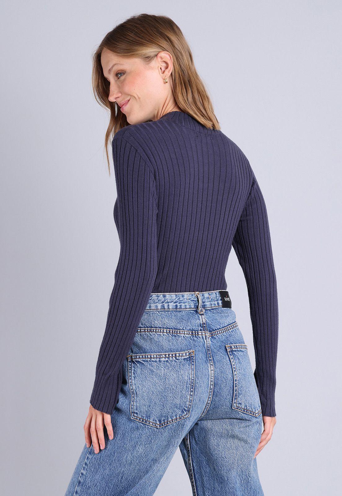 Polera Manga Larga Mujer Soviet AISMK03AZ-1