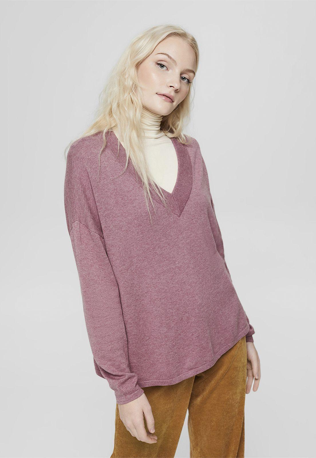 Sweater mujer con cachemir Esprit-0
