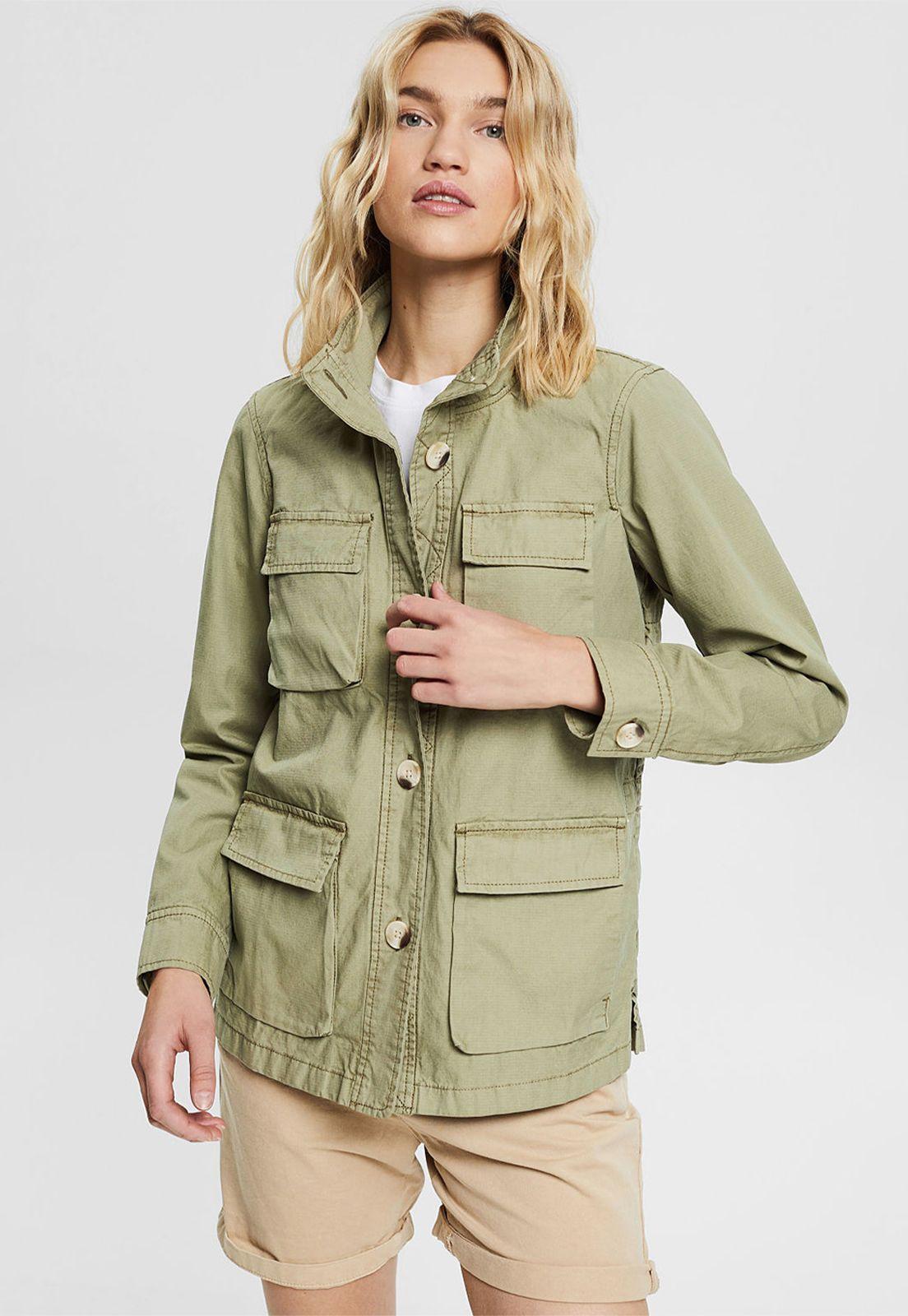 Chaqueta De Estilo Militar Esprit Arena-0