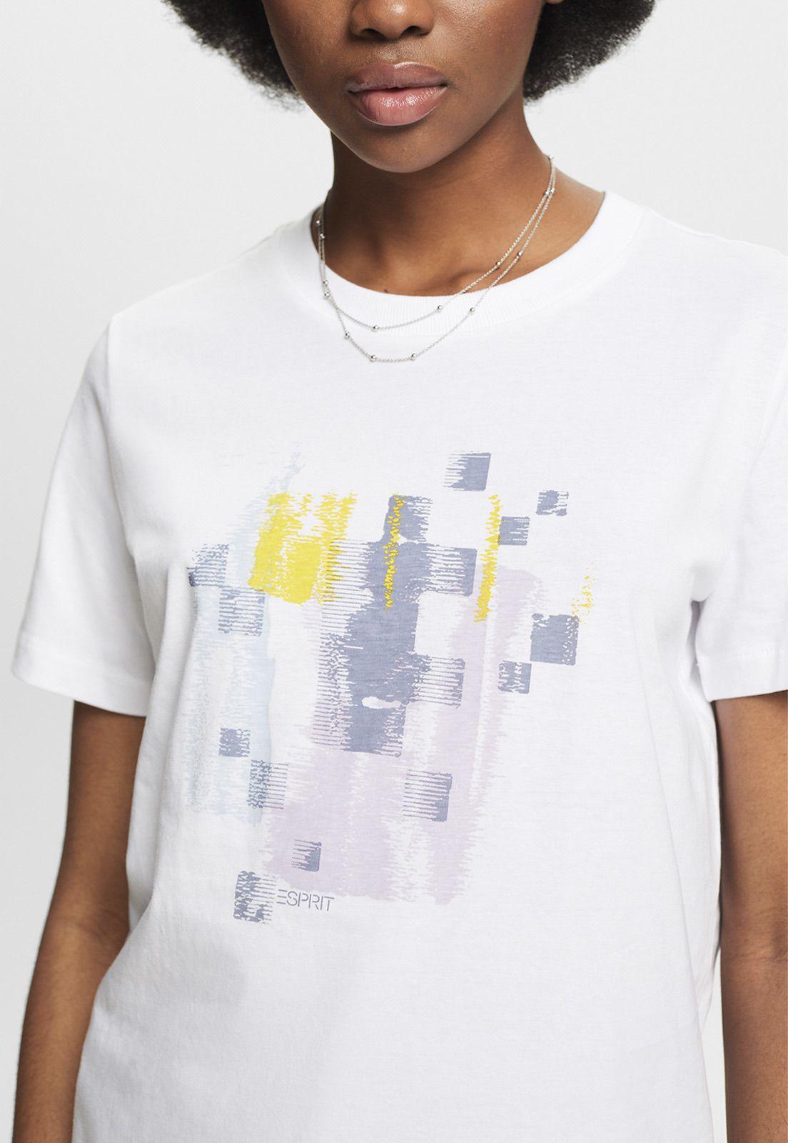 Polera Cuello Redondo Y Manga Corta Mujer Esprit 034EE1K337-2