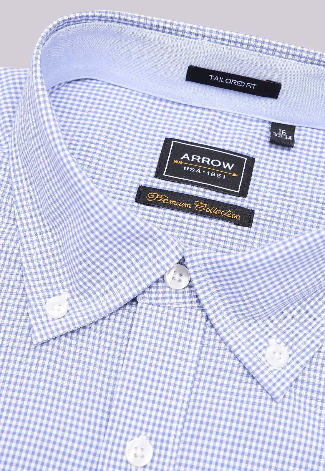 Camisa Formal Cuadros Arrow ARM0404AZ-1