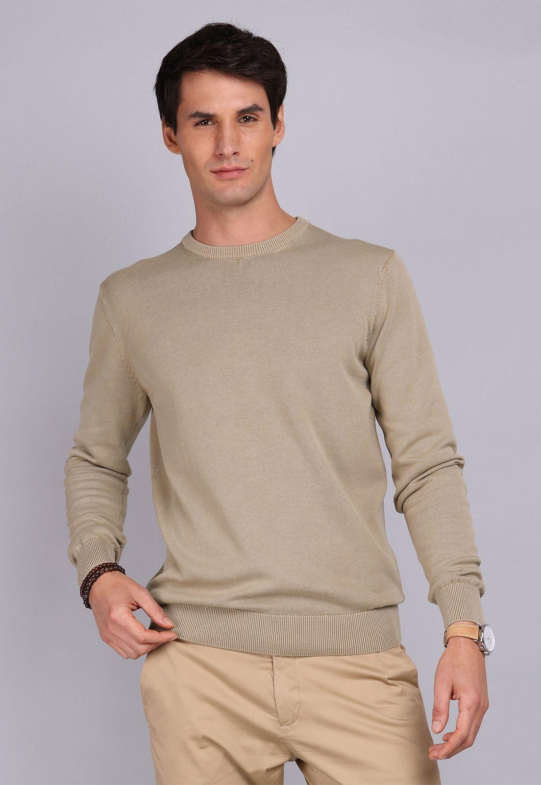 Sweater Stone Wash Cuello Redondo Arrow SW32033CA-0