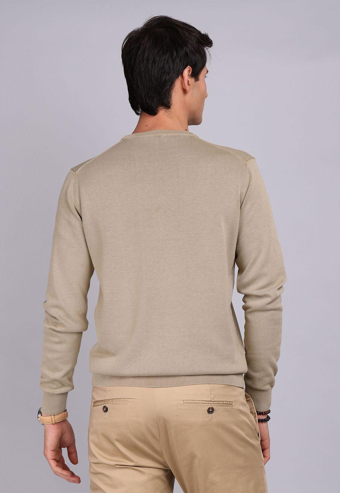 Sweater Stone Wash Cuello Redondo Arrow SW32033CA-1