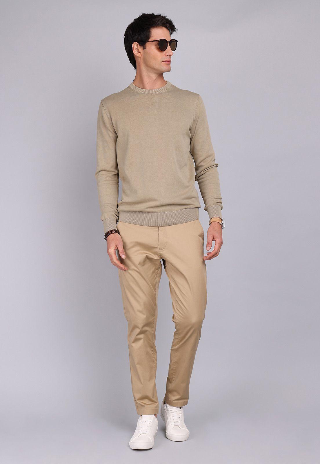 Sweater Stone Wash Cuello Redondo Arrow SW32033CA-3