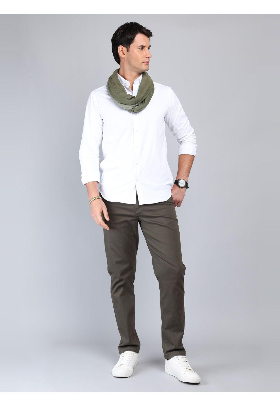 Camisa Lisa Regular Fit Blanco Arrow CM33063BL-3