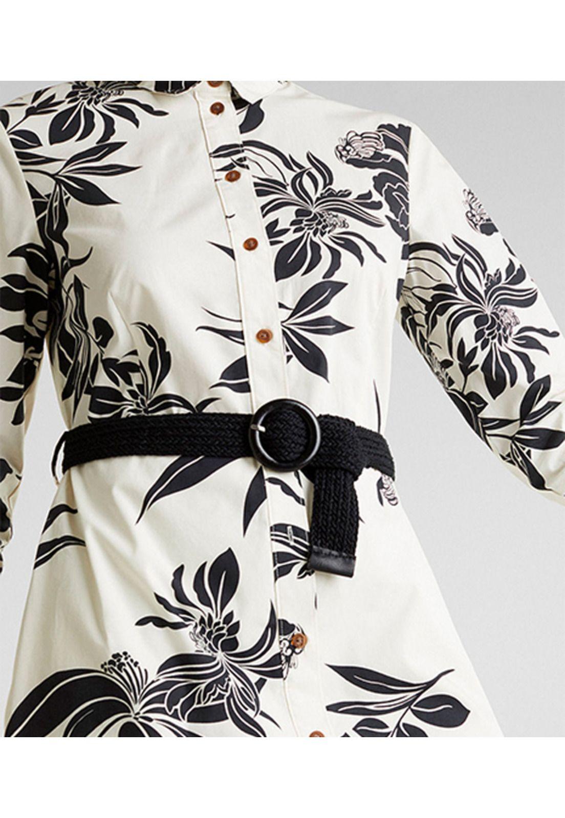 Vestido cinturón 100% algodón-2