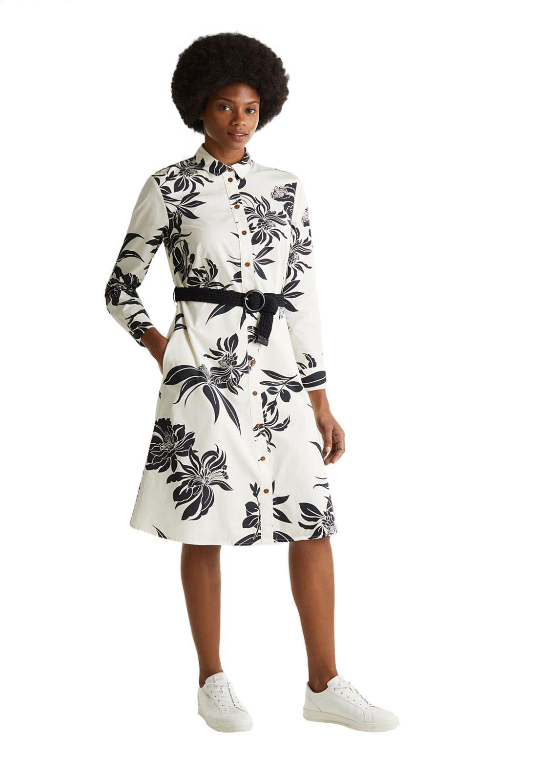 Vestido cinturón 100% algodón-4