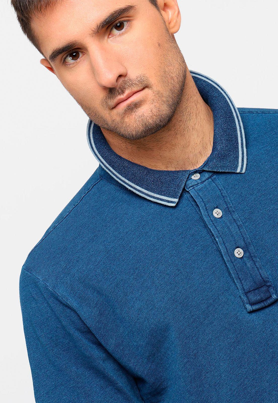 Polera Polo Azul Soviet-2