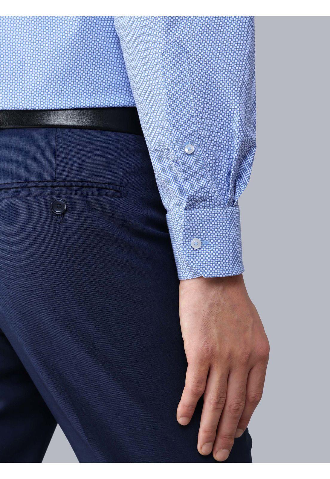Camisa Formal Spandex Slim Fit Celeste Arrow ARM0530CE-5