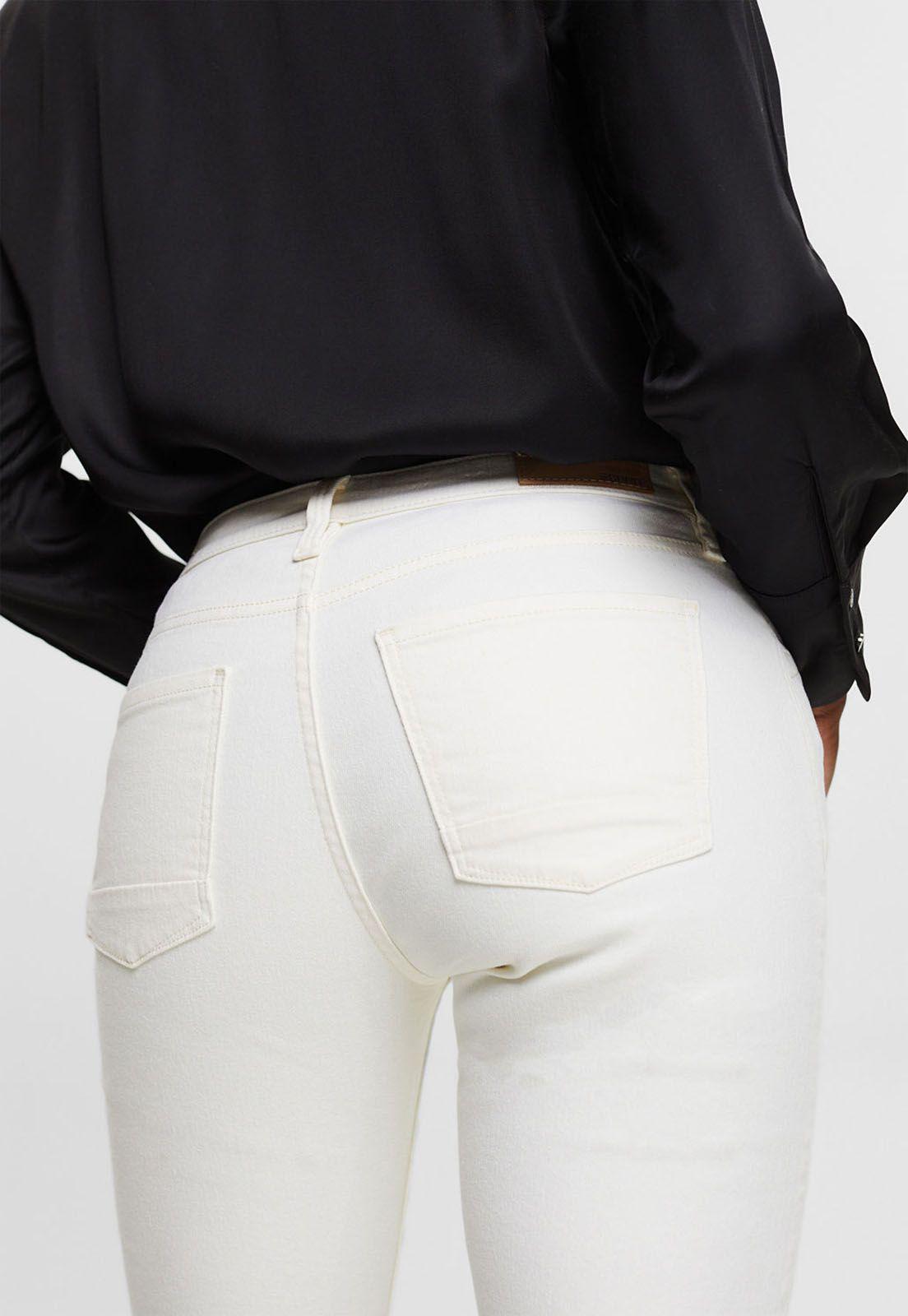 Jeans Con Corte Recto Y Tiro Medio Mujer Esprit 993EE1B303-2