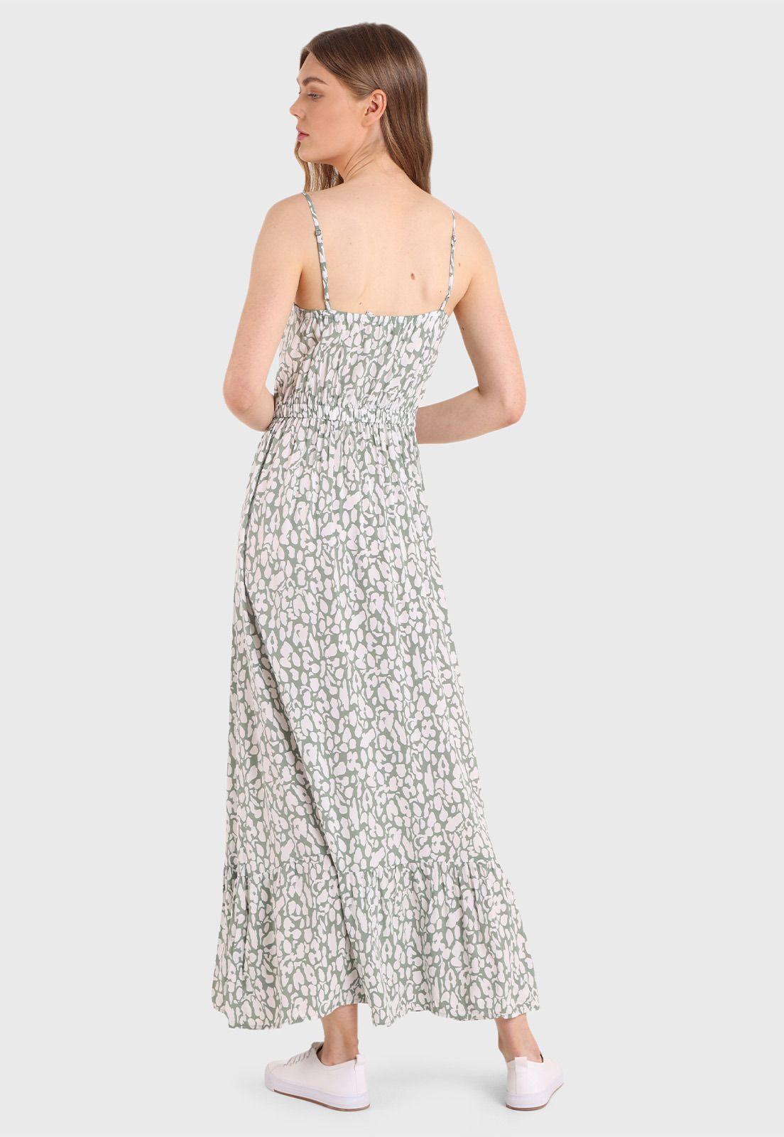 Vestido Maxi Con Estampado Mujer Esprit-2