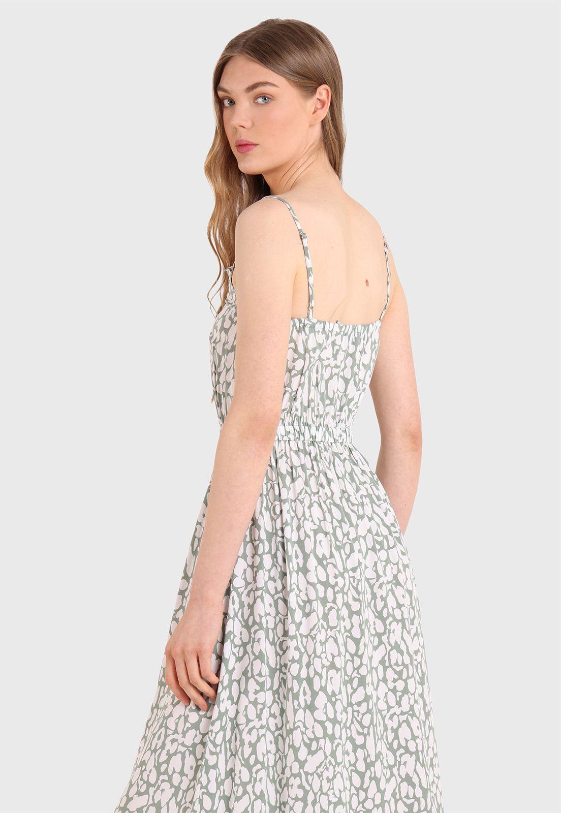 Vestido Maxi Con Estampado Mujer Esprit-3