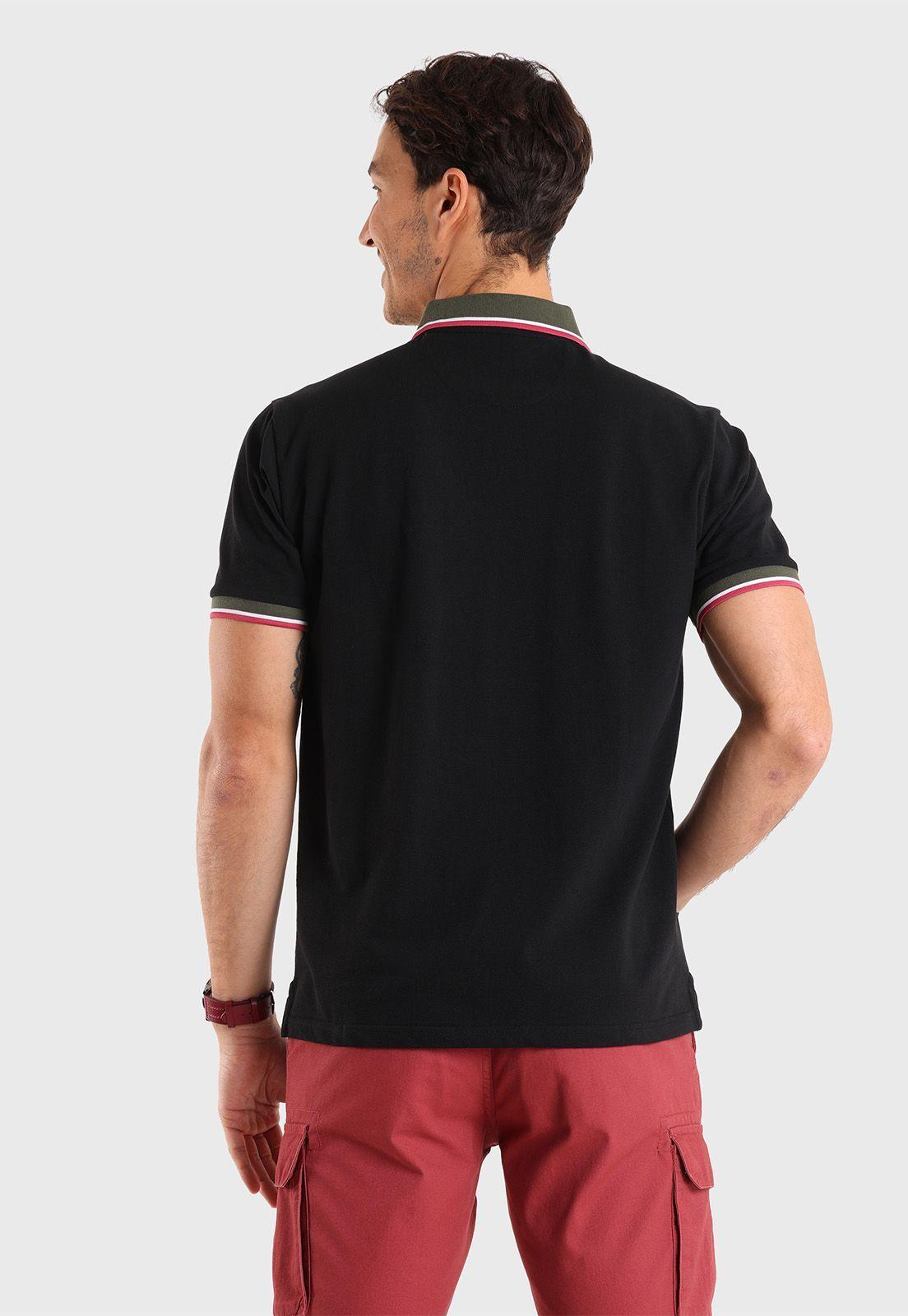 Polera Piqué Manga Corta Guy Laroche GLPO890NE-1