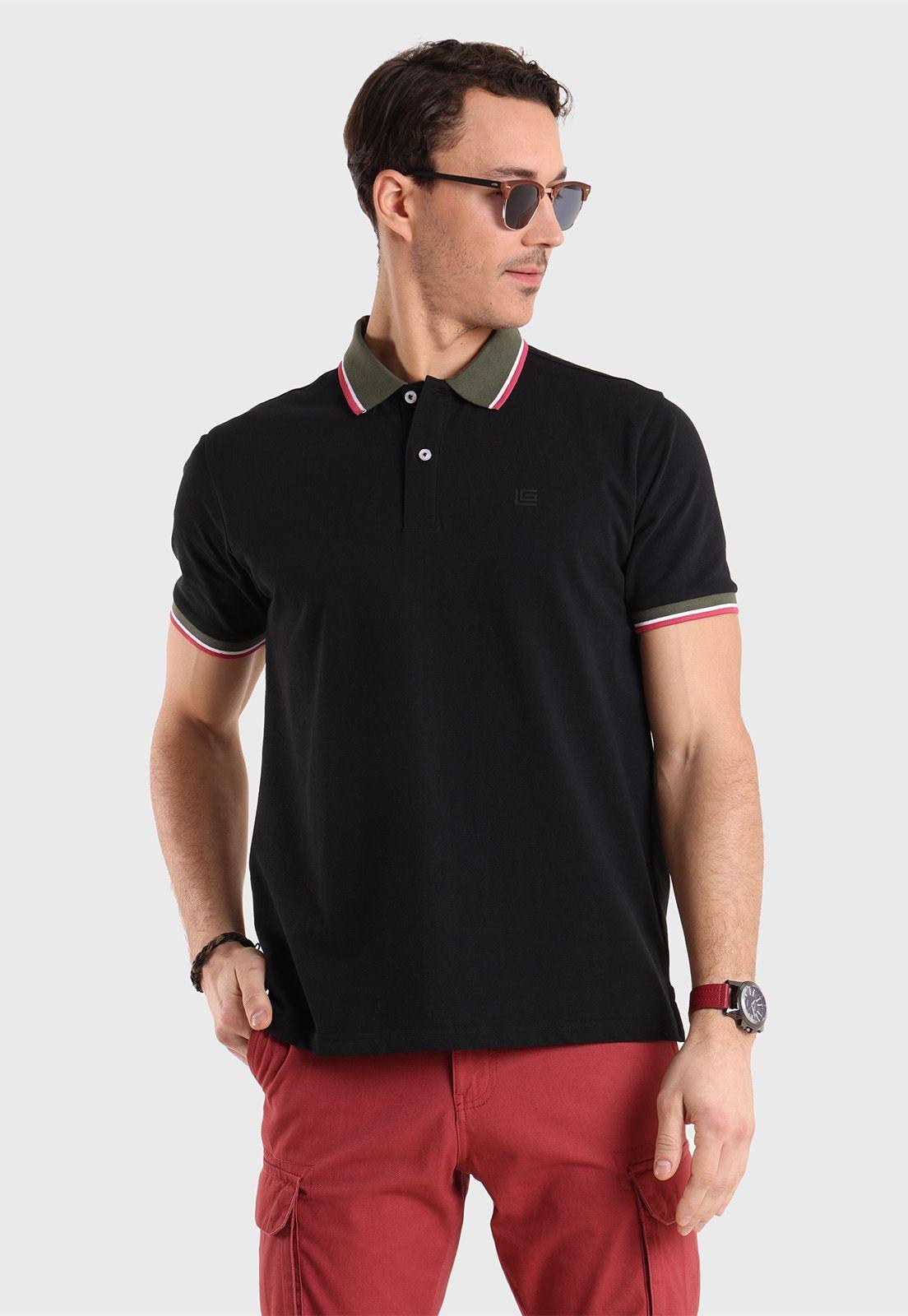 Polera Piqué Manga Corta Guy Laroche GLPO890NE-0
