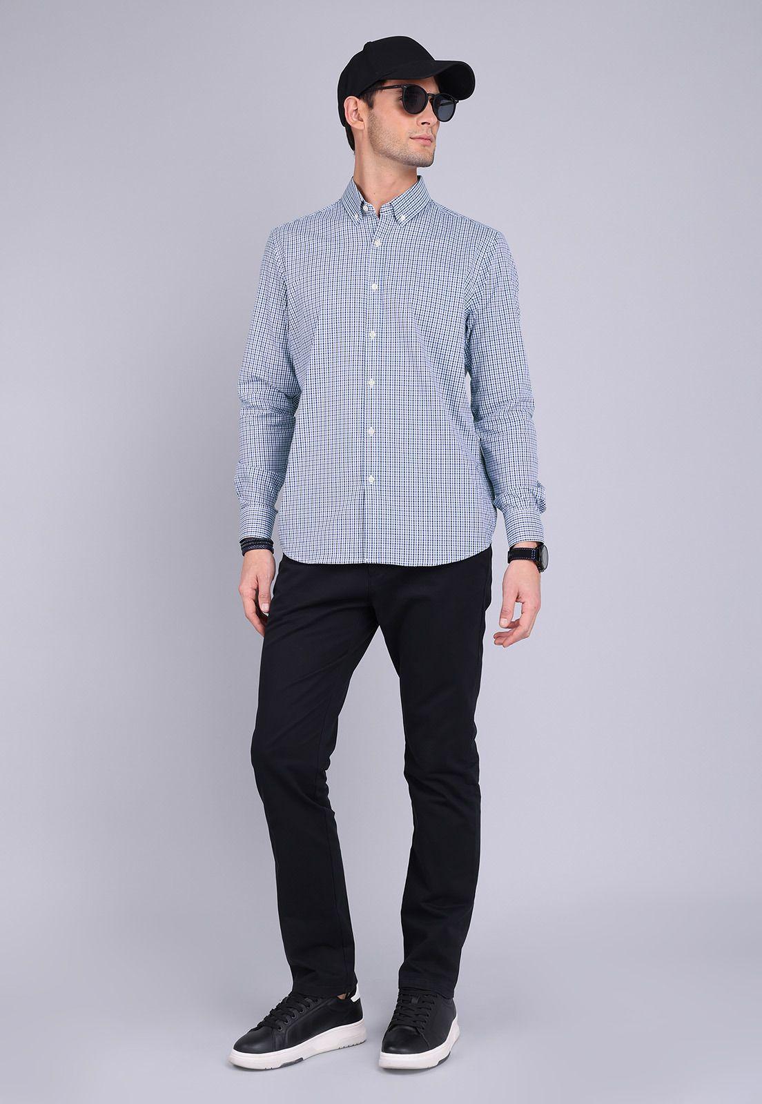 Camisa Oxford Rayas Manga Larga Arrow CM3012SAZ-2