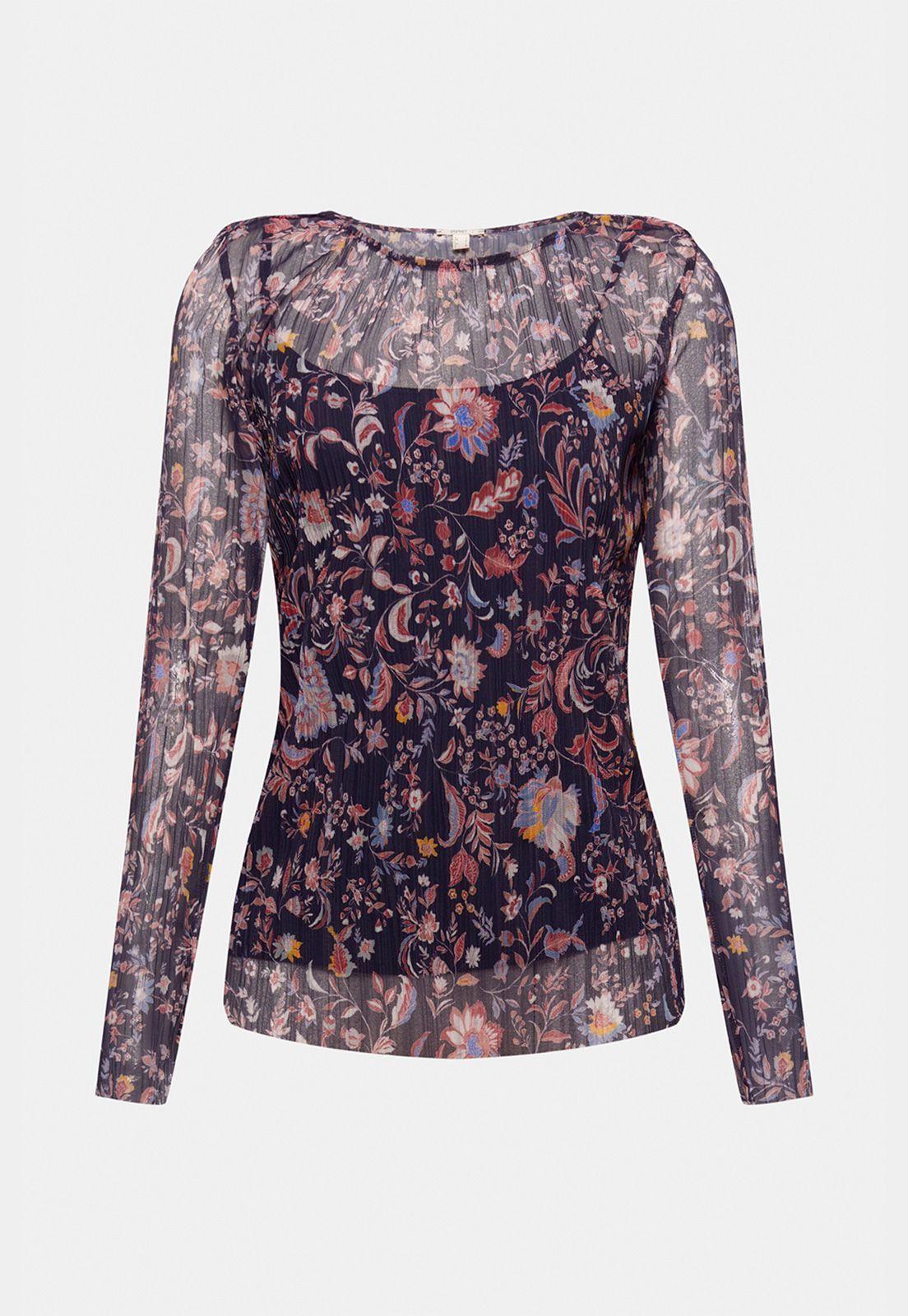 Polera Mujer Manga Larga Estampada Esprit-3