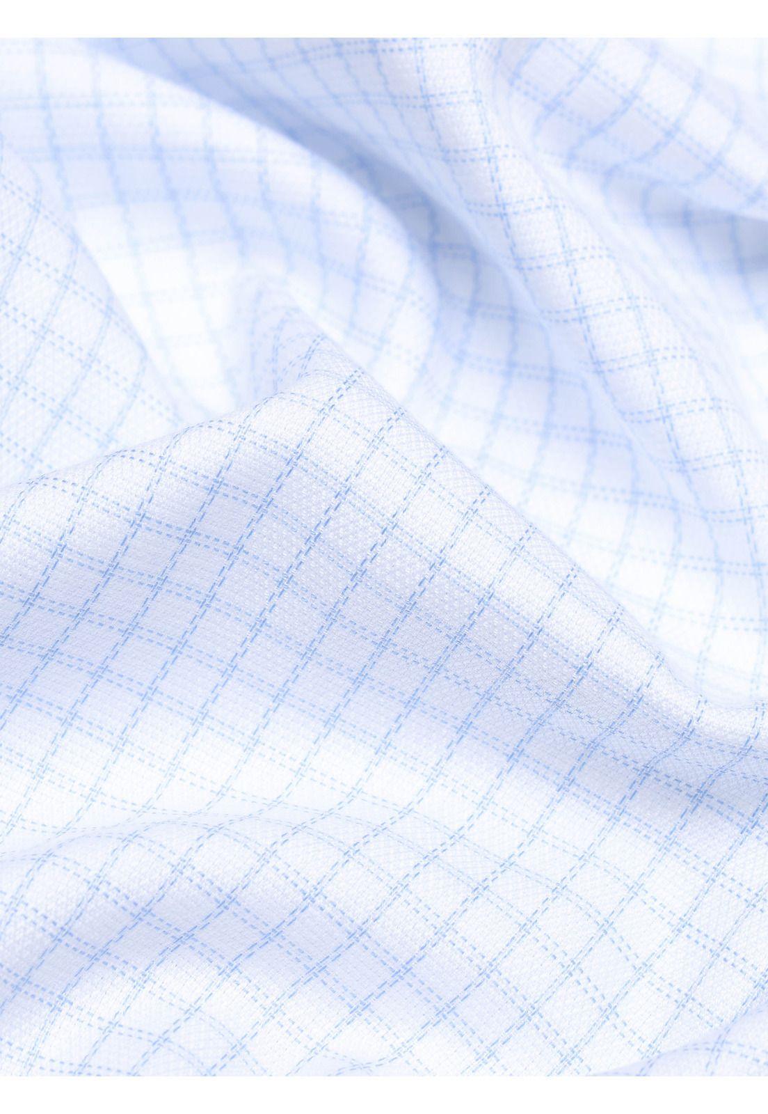 Camisa Formal Cuadros Non Iron Tailored Fit Blanco Arrow ARM0497BL-5