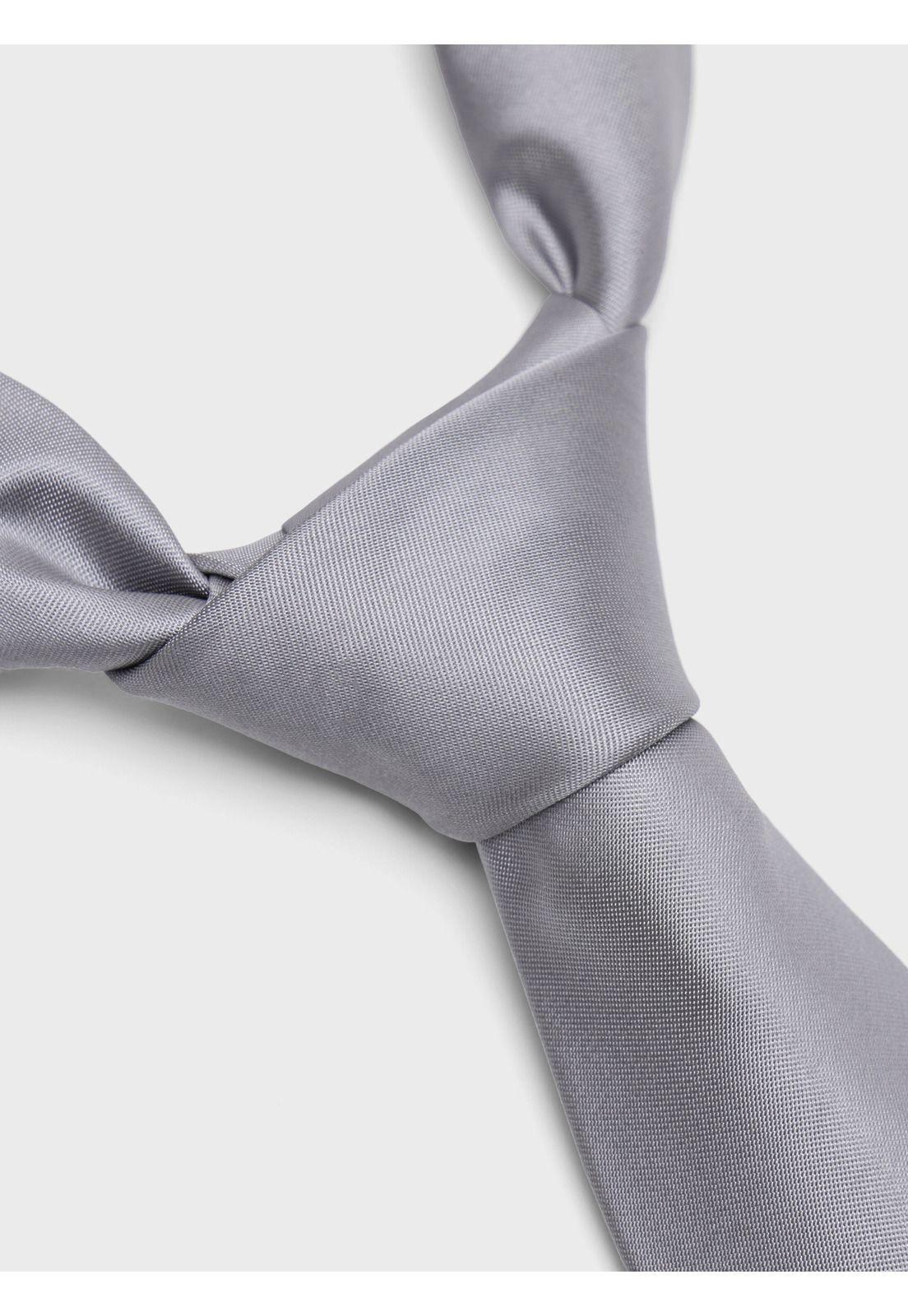 Corbata Lisa Gris Arrow 5327275GR-3