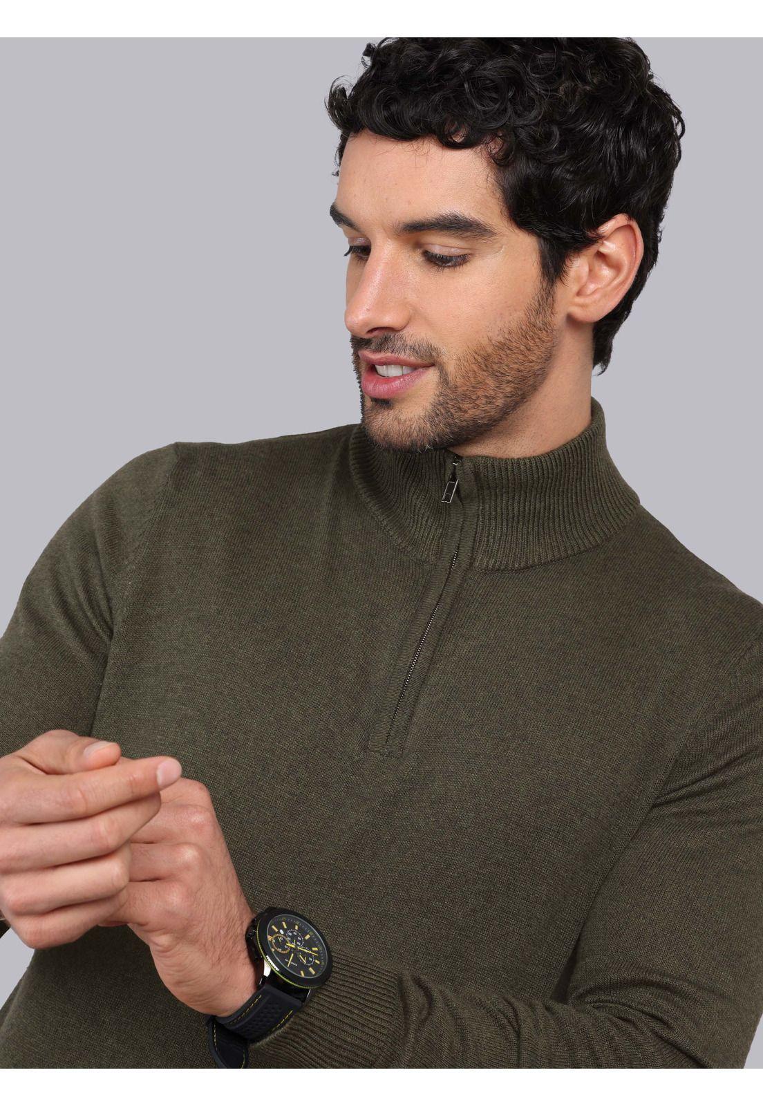 Sweater Cuello Alto Regular Fit Verde Piero Butti PBCII54VE-2