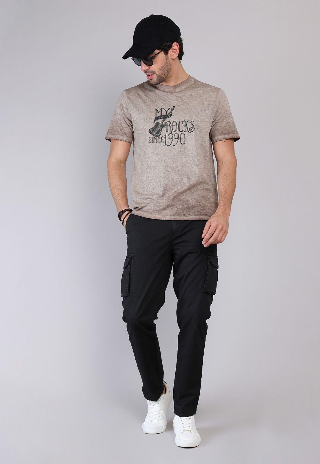 Polera Estampada Cuello Redondo Soviet SCVK047CA-3