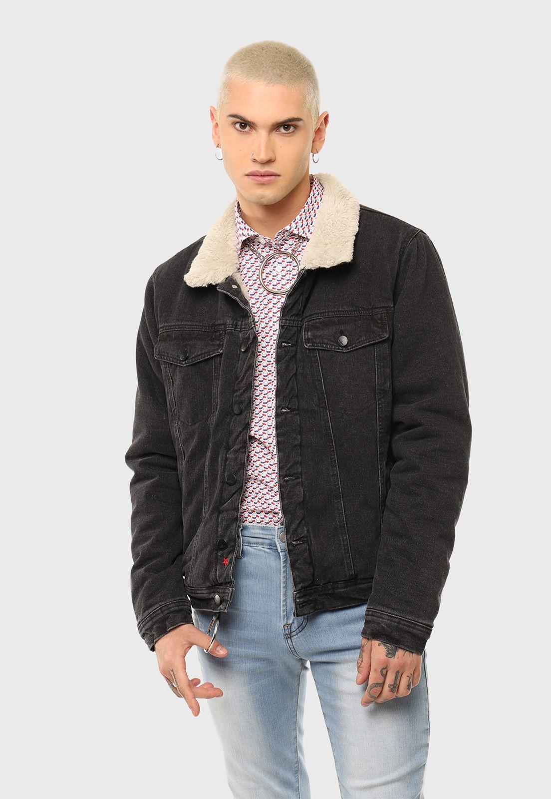 Chaqueta Con Cuello Chiporro Casual Soviet SVJK280NE-0