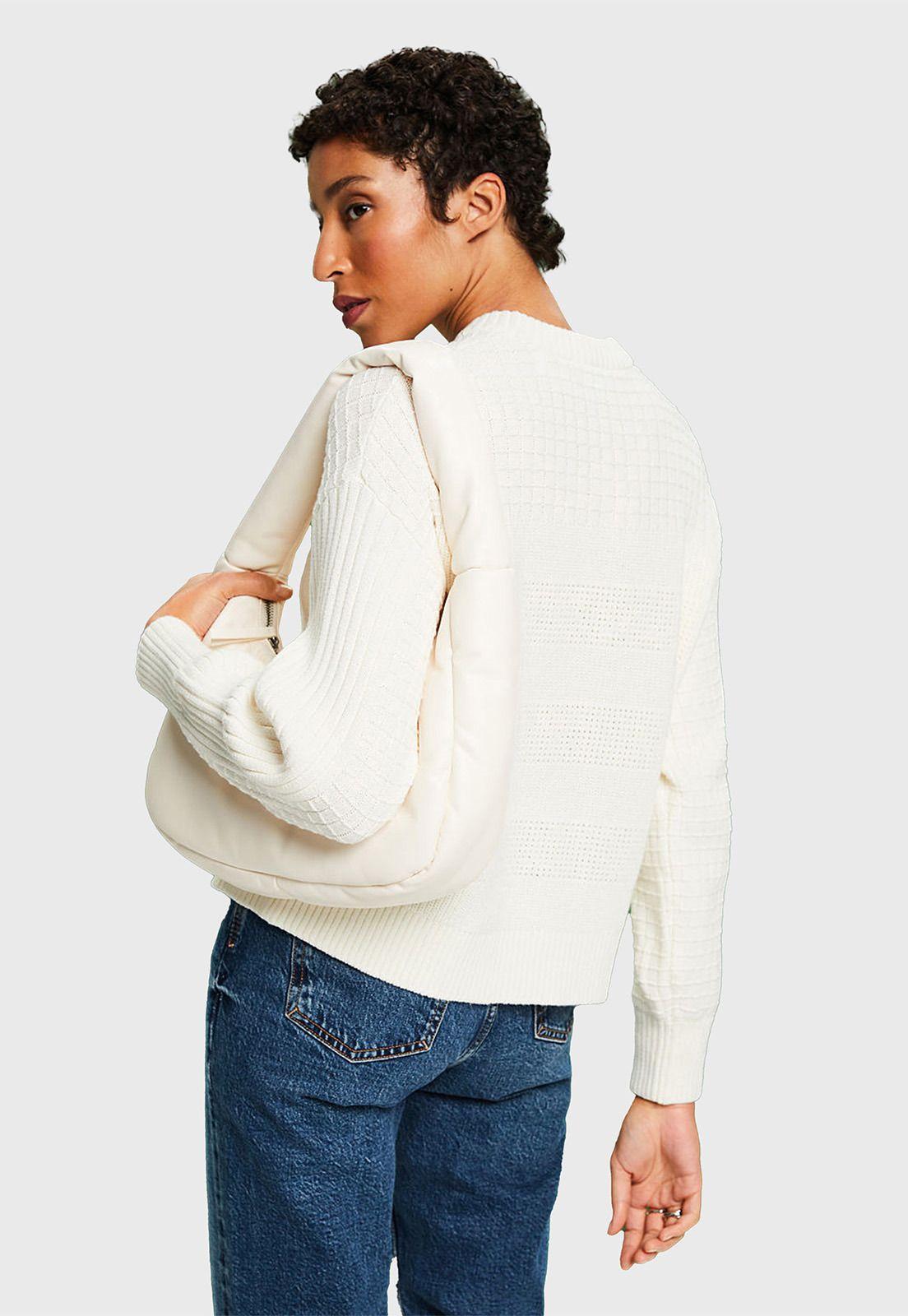 Sweater De Cuello Redondo Mujer Esprit 014EE1I313-1