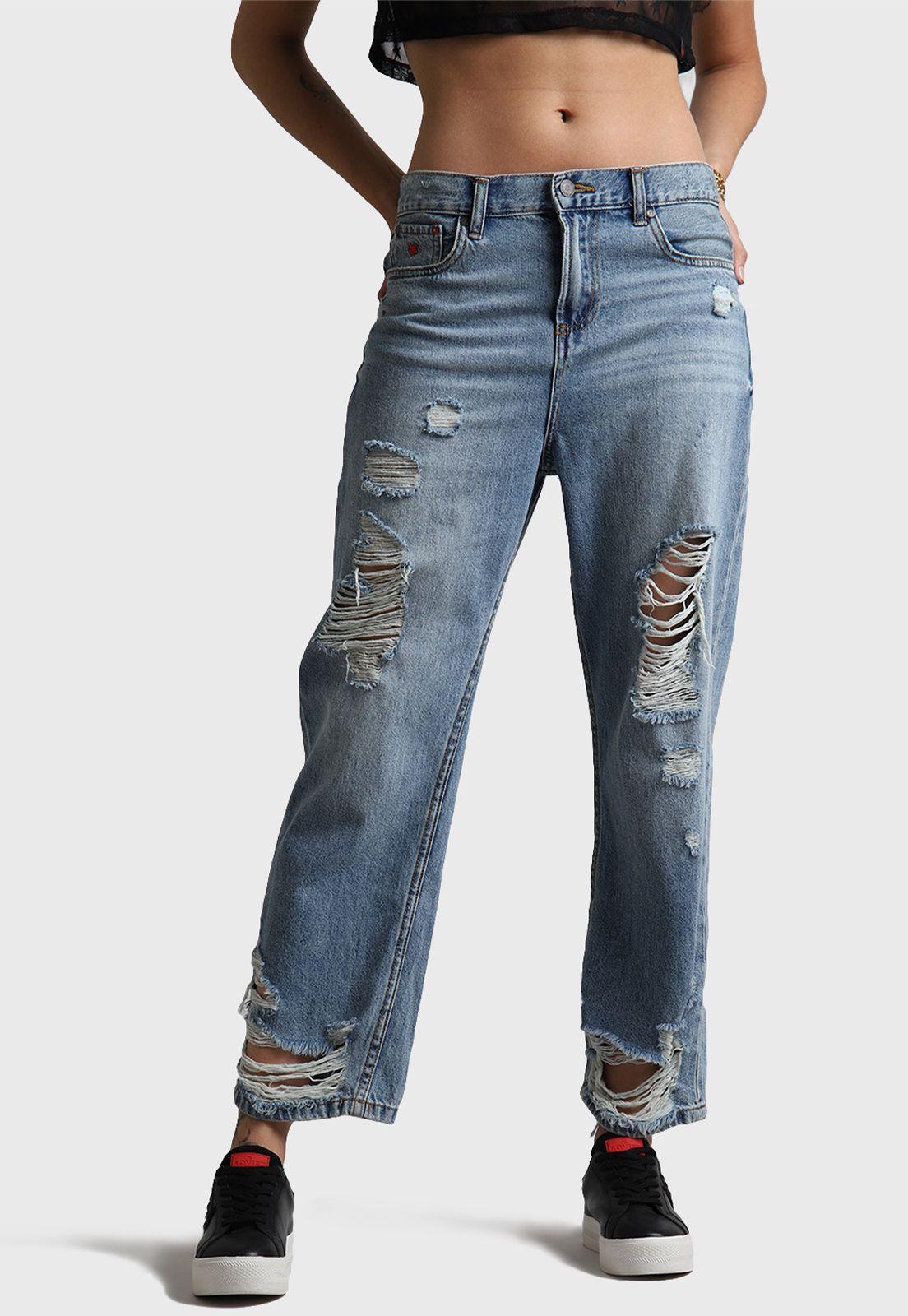 Jeans Mom Fit Mujer Soviet-0