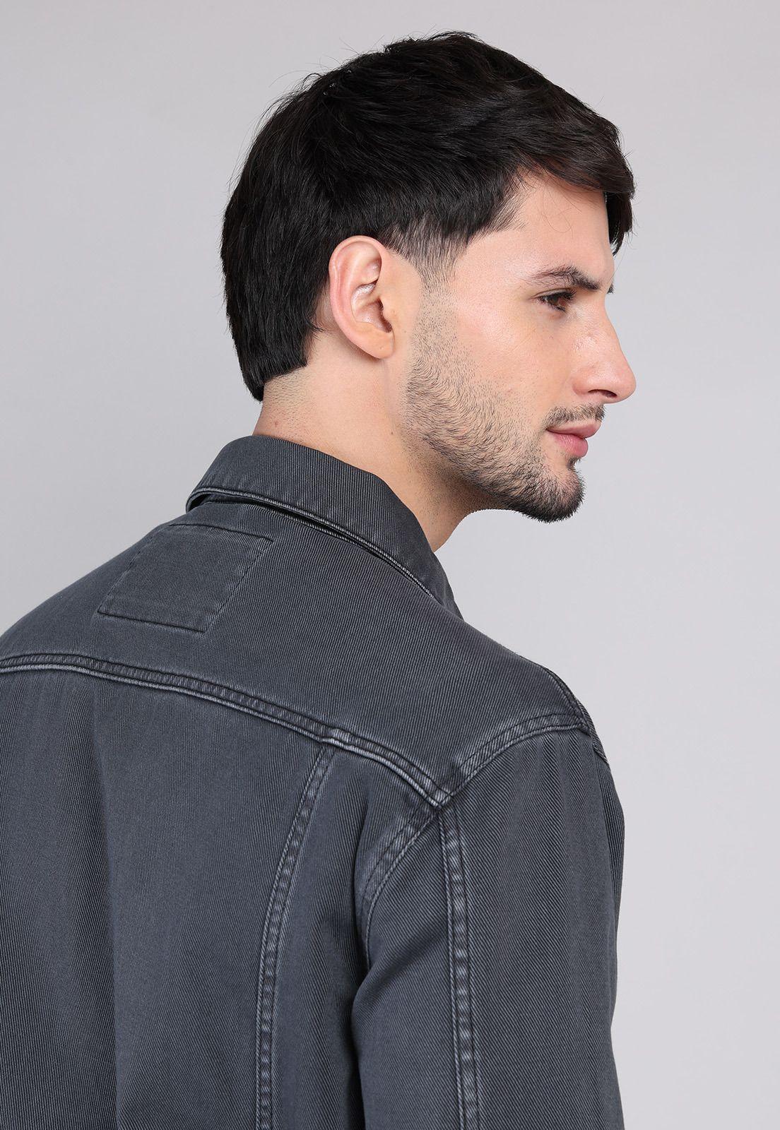 Chaqueta Denim Stone Wash Soviet SCVG052NE-5