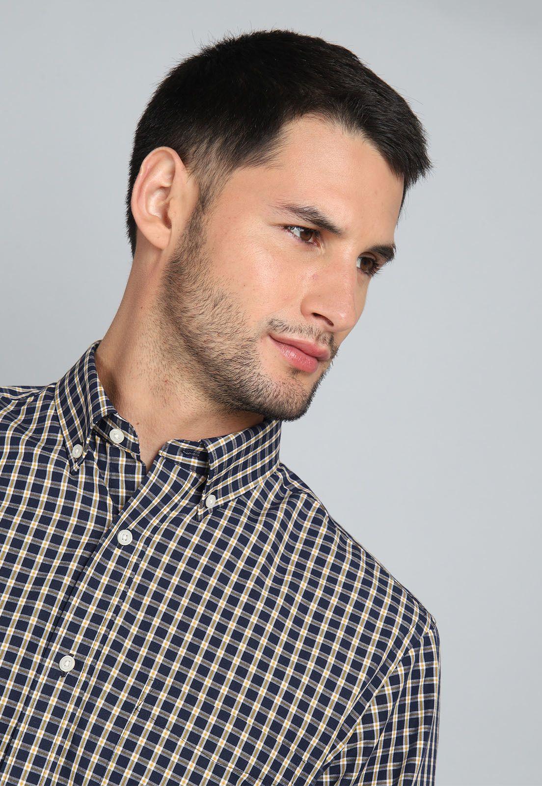 Camisa Cuadros Manga Larga Guy Laroche GLBIF45NB-2