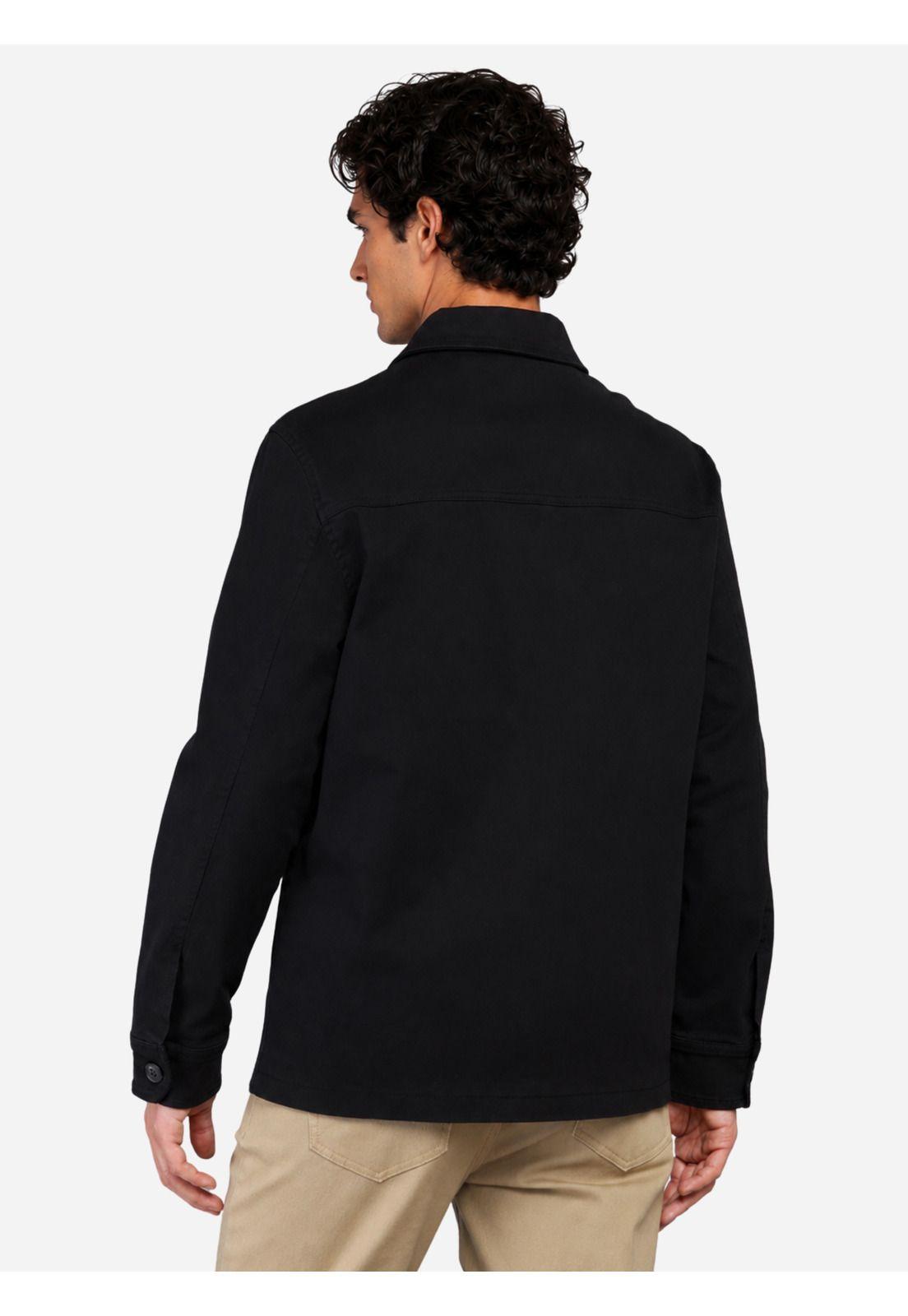 Chaqueta Lisa Spandex Regular Fit Negro Arrow CA33080NE-1