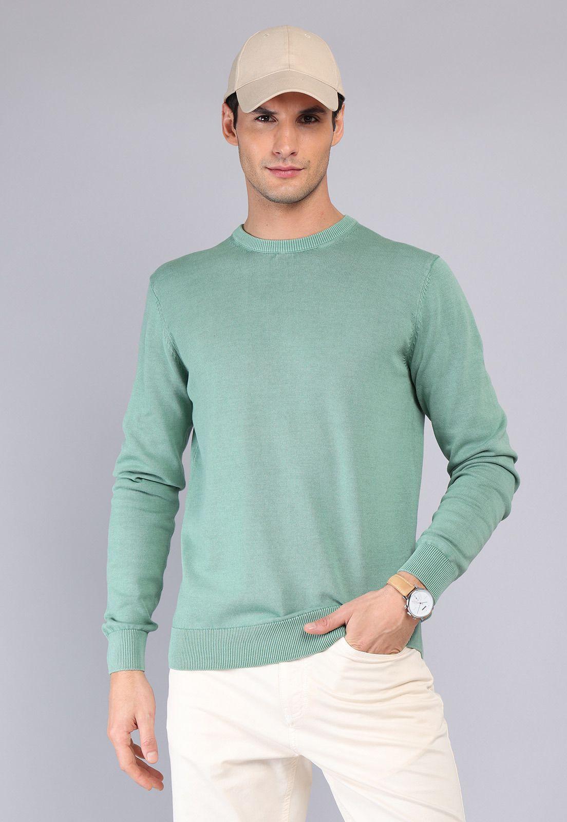 Sweater Stone Wash Cuello Redondo Arrow-0