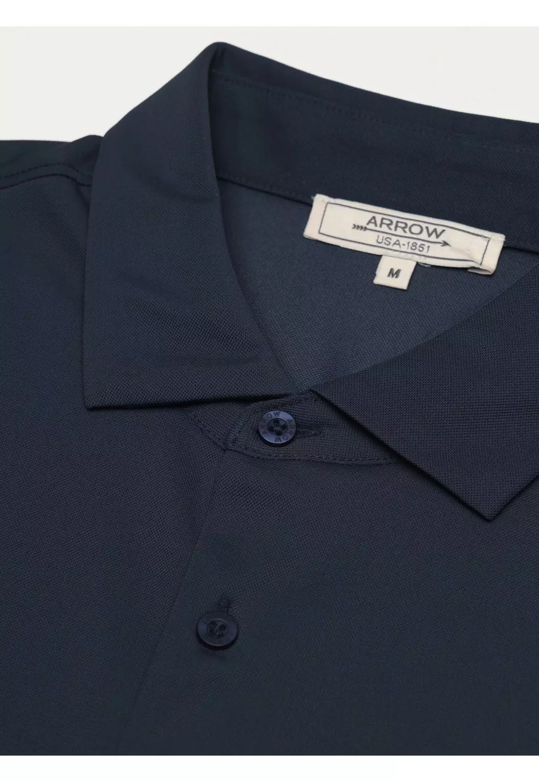 Camisa Spandex Non Iron Regular Fit Azul Marino Arrow CM34055NB-5