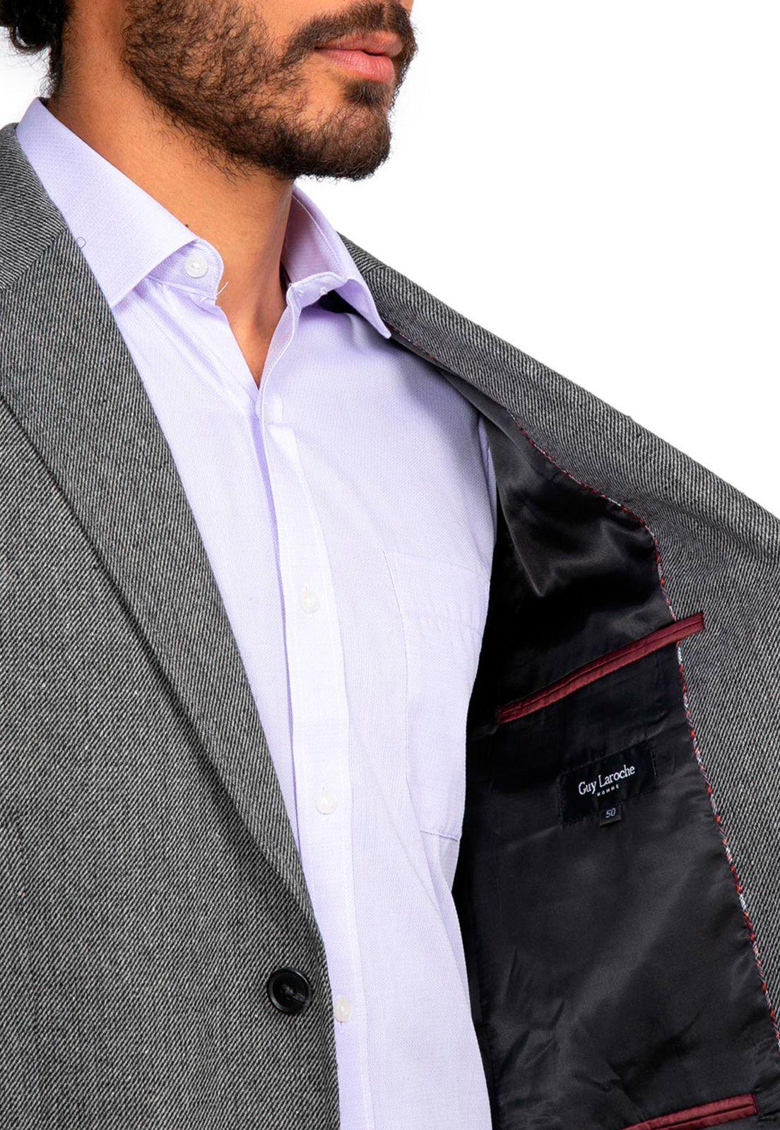 Blazer Casual Gris Guy Laroche-5