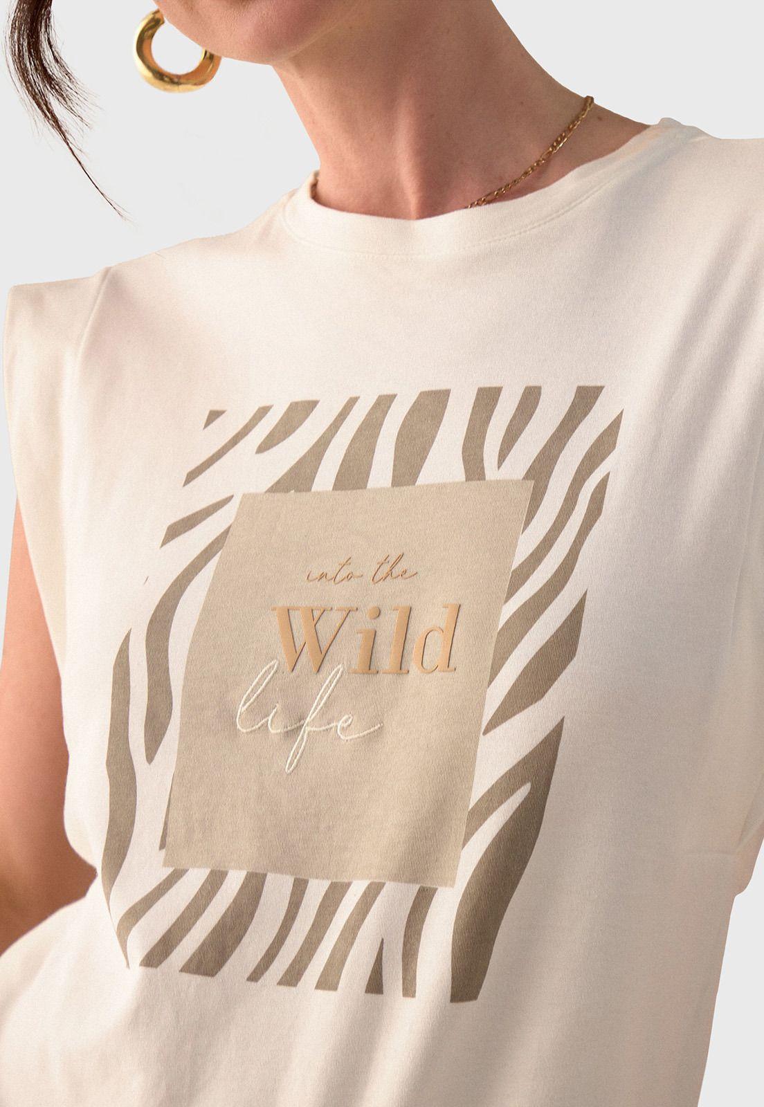 Polera de Algodón manga Moda y detalles decorativos Mujer Esprit 601G030-2