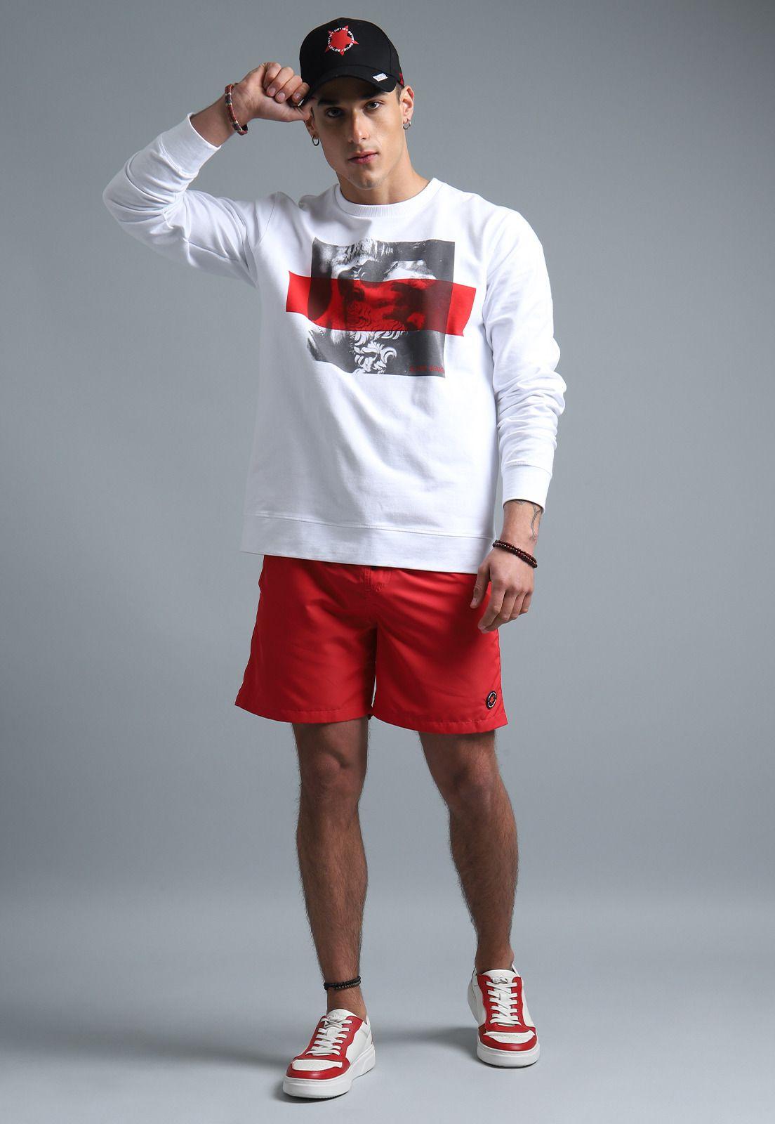 Poleron Estampado Hombre Soviet SPLH600BL-5