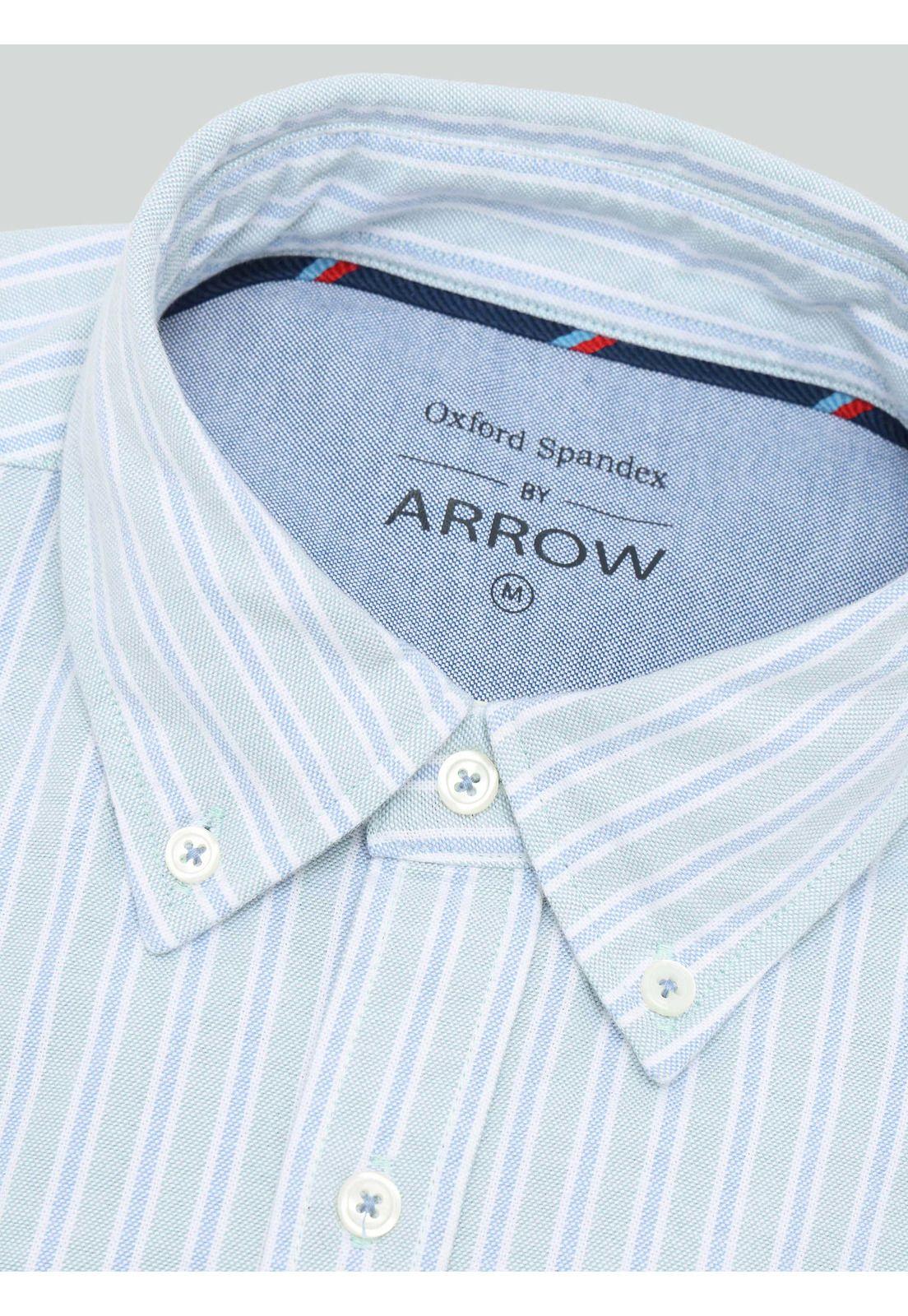 Camisa Oxford Spandex Regular fit Verde Arrow CM33007VE-4
