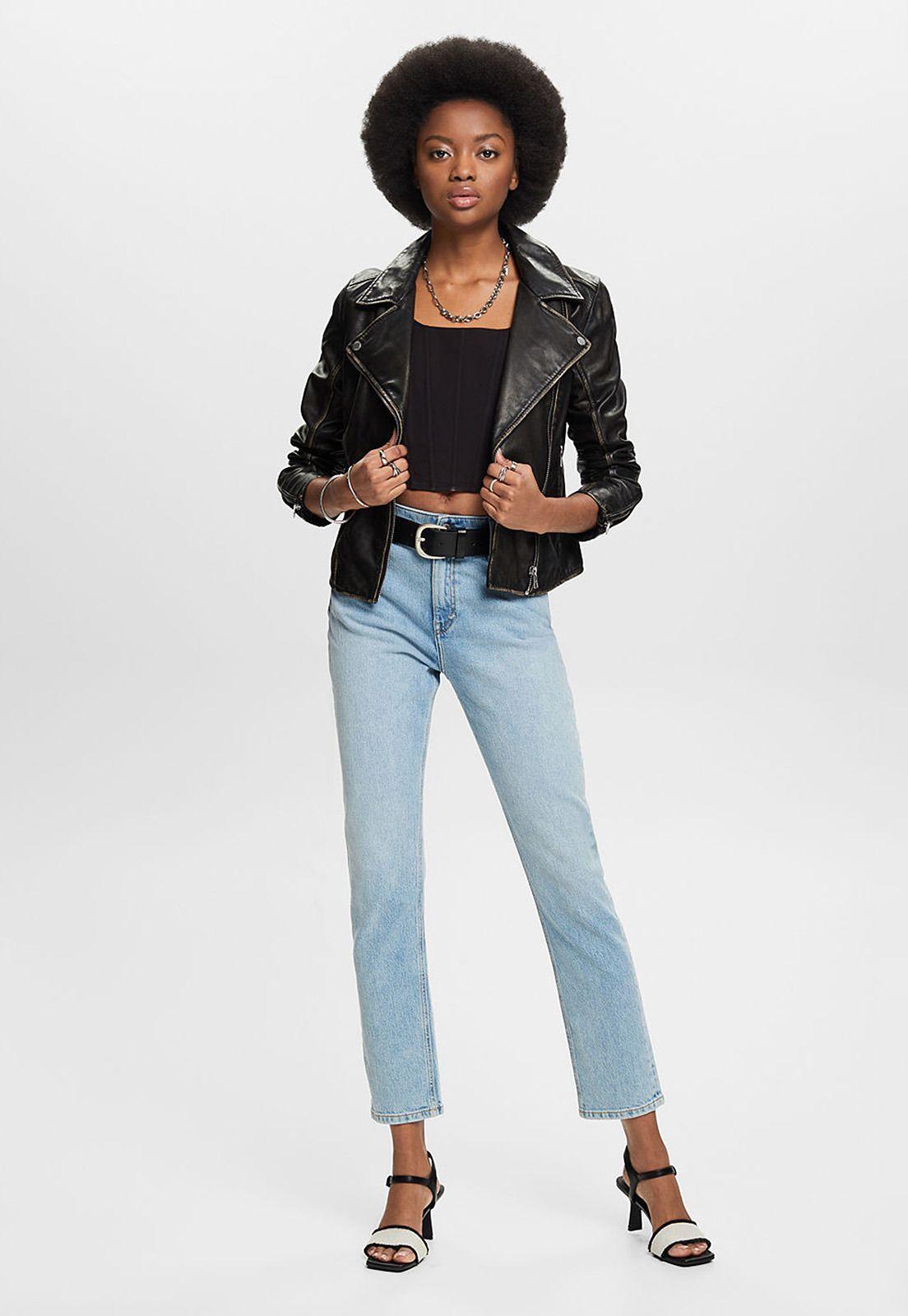 Jeans Ajustados De Estilo Retro Mujer Esprit 034EE1B329-3
