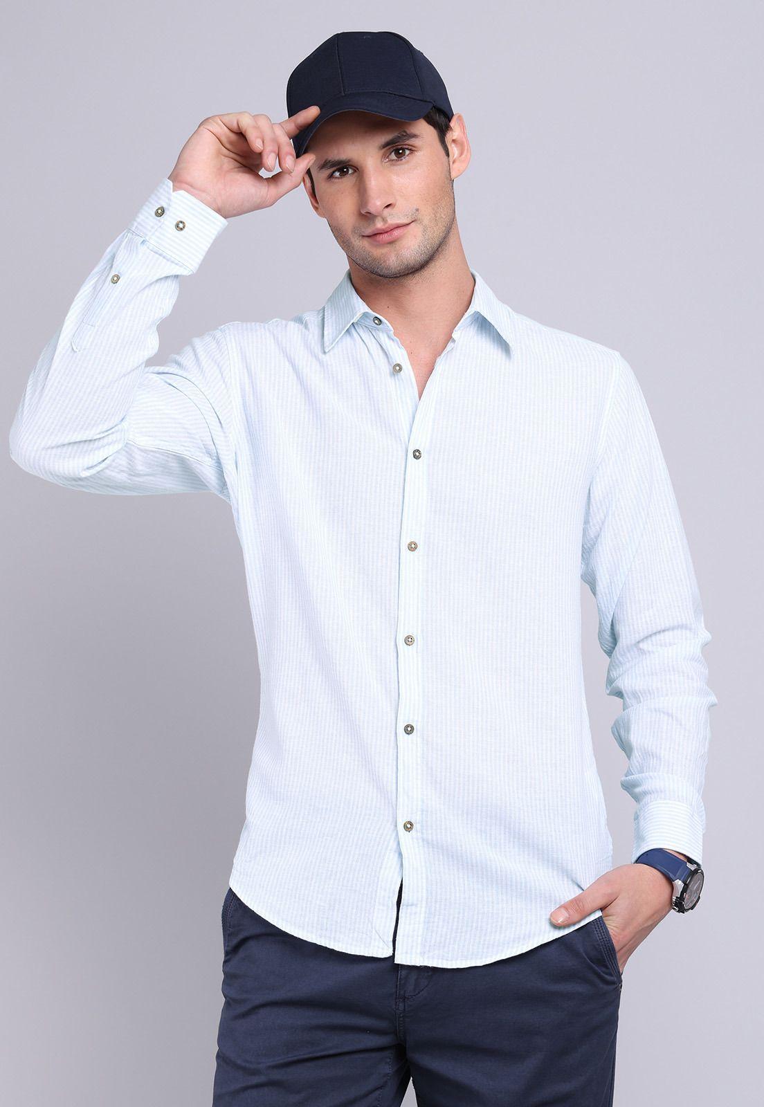 Camisa Lino Manga Larga Soviet BVSHF28CE-0