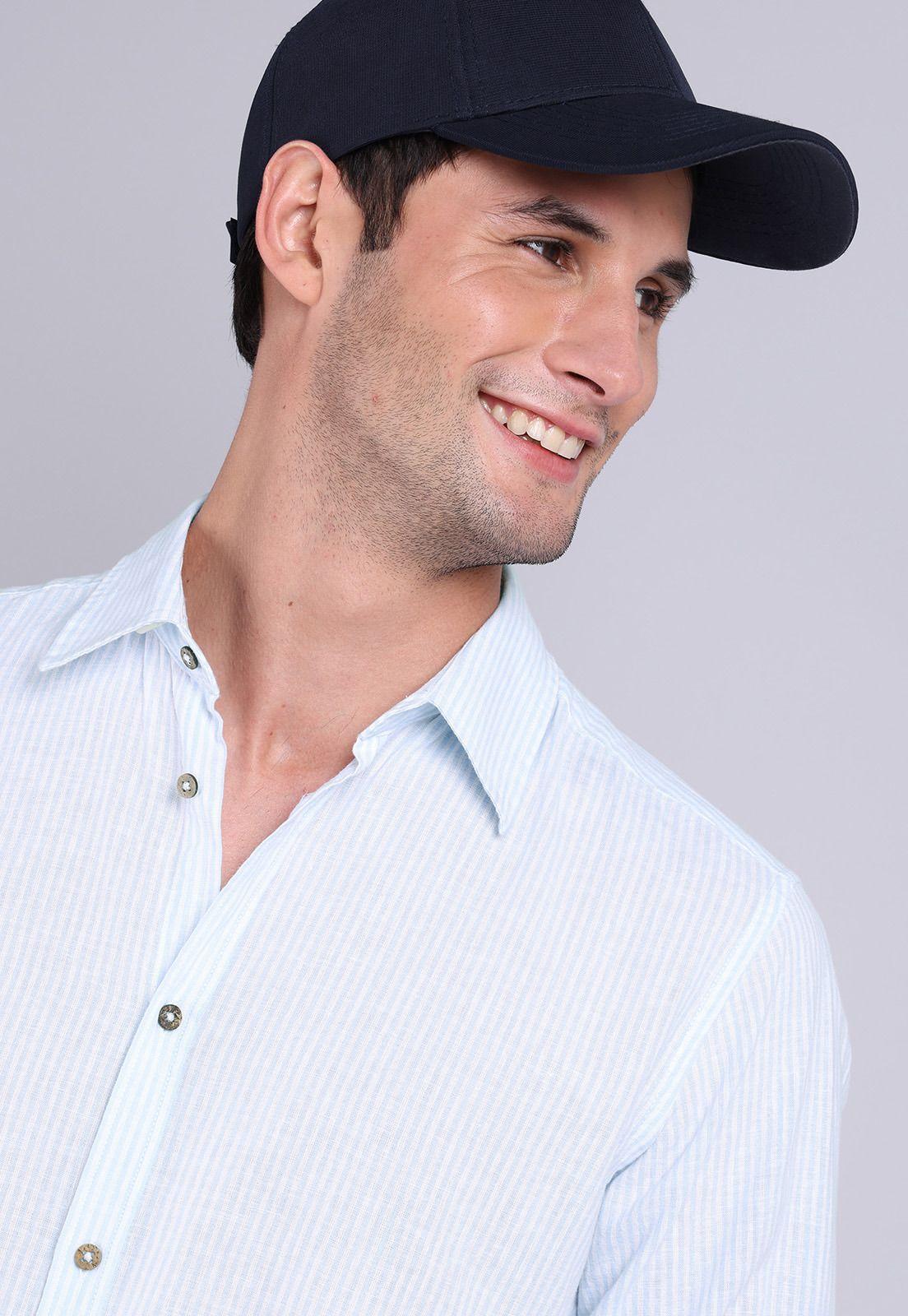 Camisa Lino Manga Larga Soviet BVSHF28CE-2