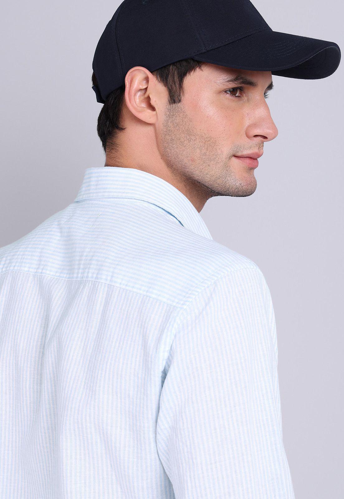 Camisa Lino Manga Larga Soviet BVSHF28CE-4