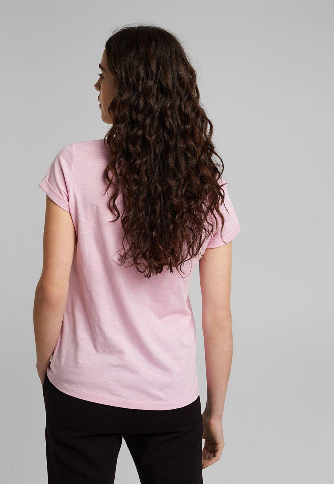 Polera Mujer Manga Corta Lisa Esprit-1