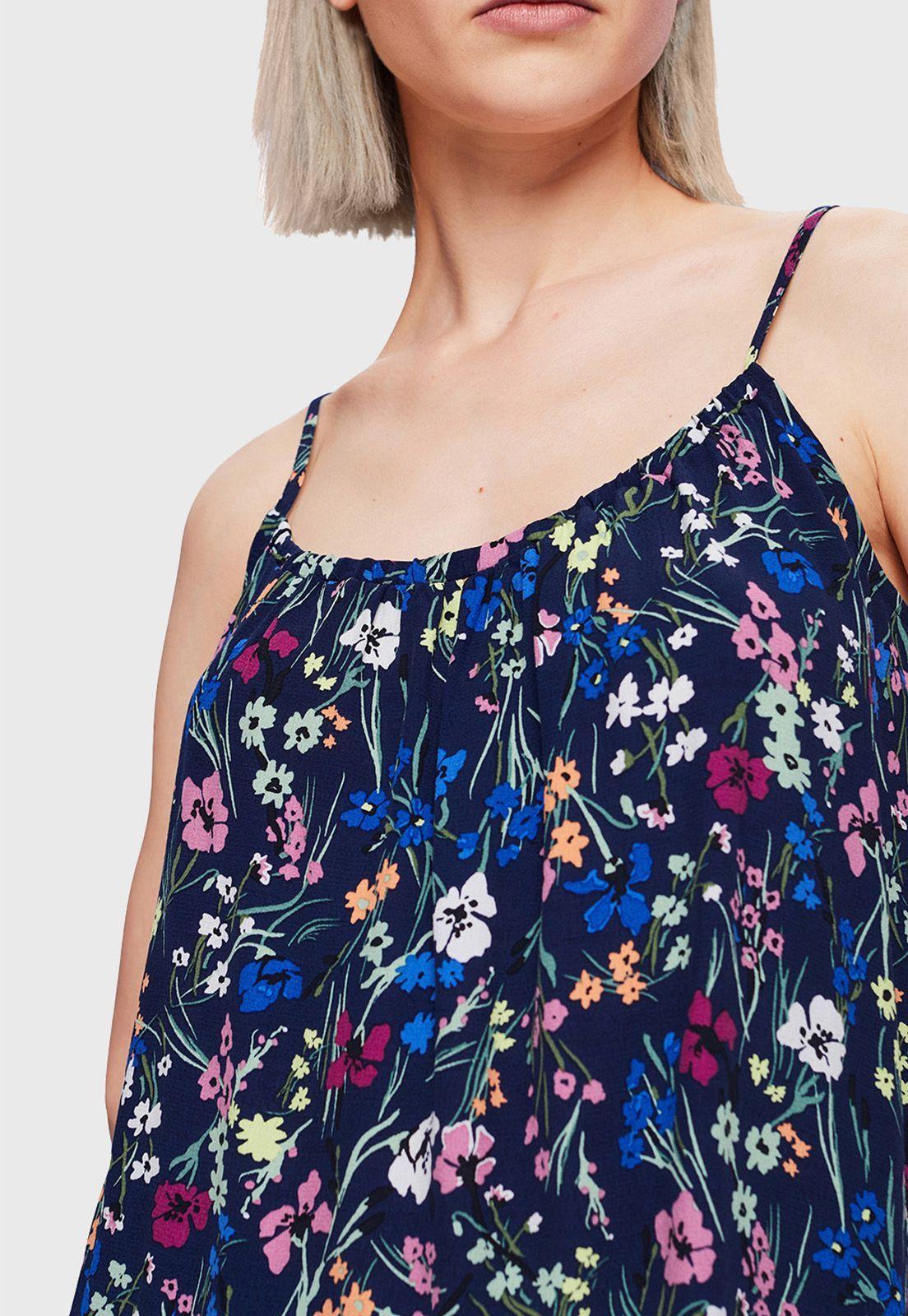 Blusa Sin Mangas Con Diseño Estampado Mujer Esprit-2