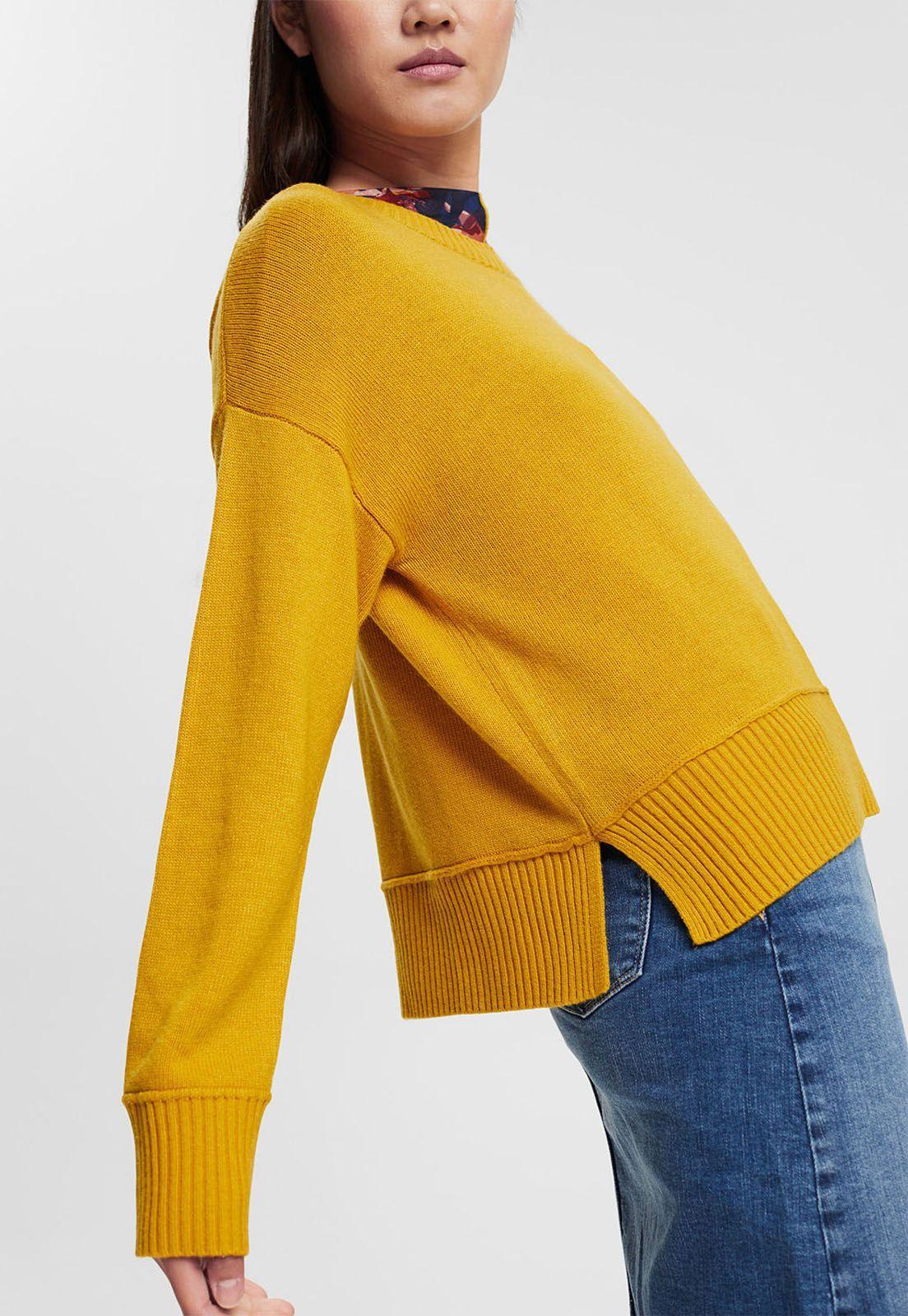 Sweater De Punto En Mezcla De Lana Mujer Esprit-2