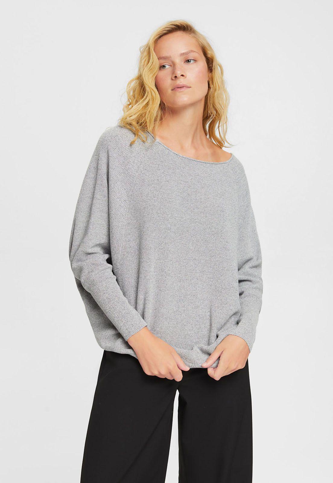 Sweater Con Mangas Murciélago Mujer Esprit-0