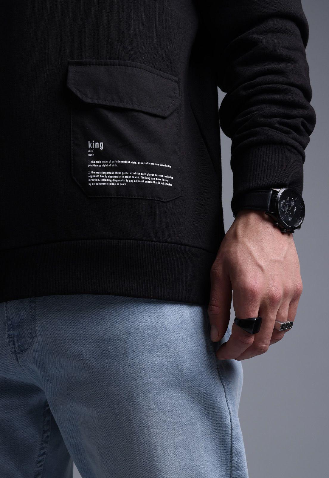 Poleron Cuello Redondo Hombre Soviet SPLH602NE-3