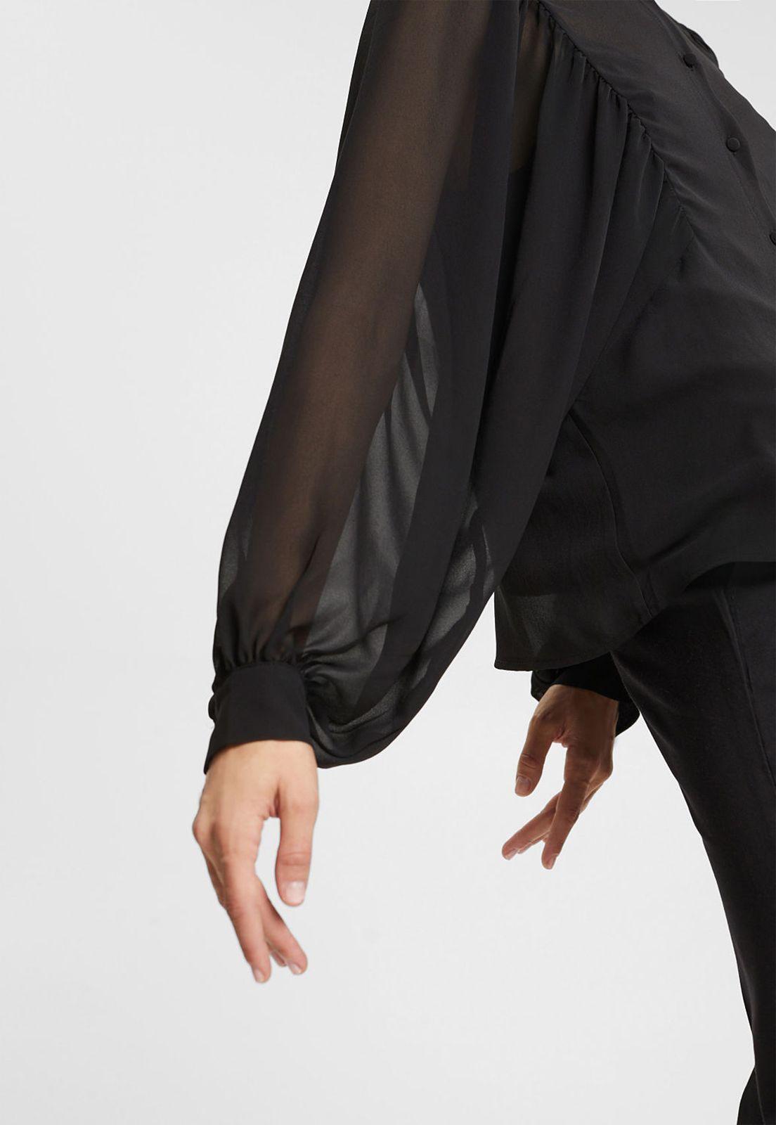 Blusa Amplia De Gasa Mujer Esprit-2