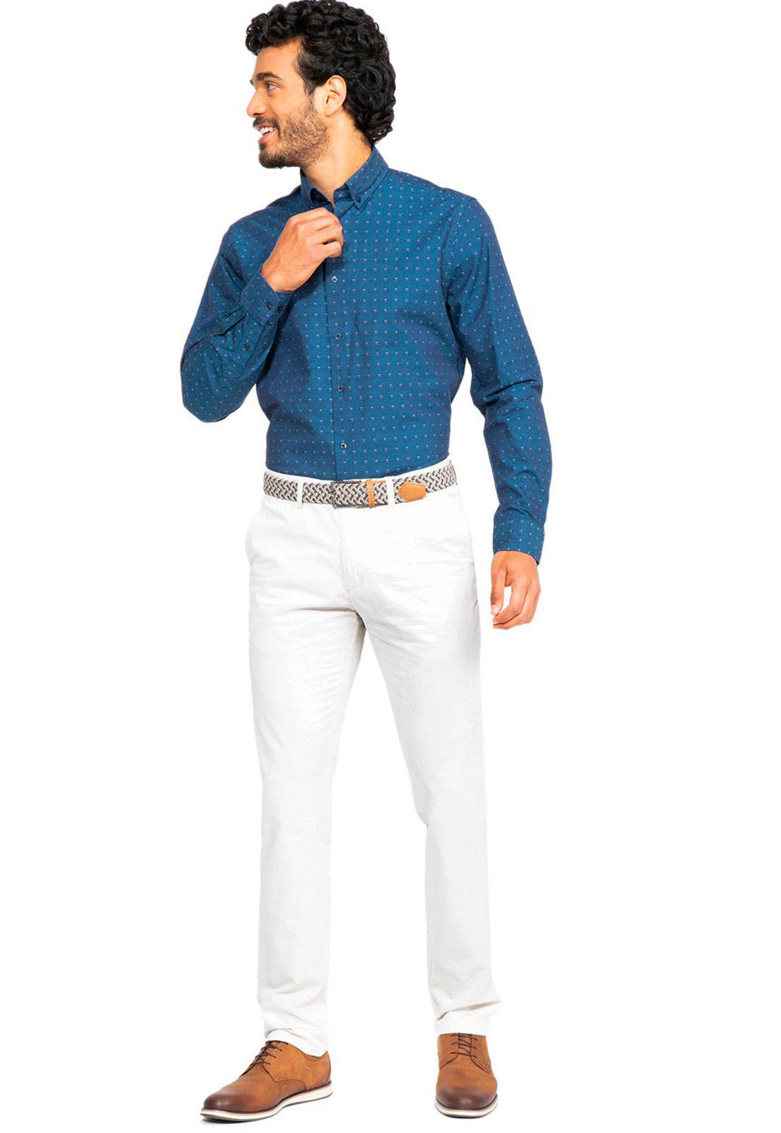 Camisa Sport Azul-4