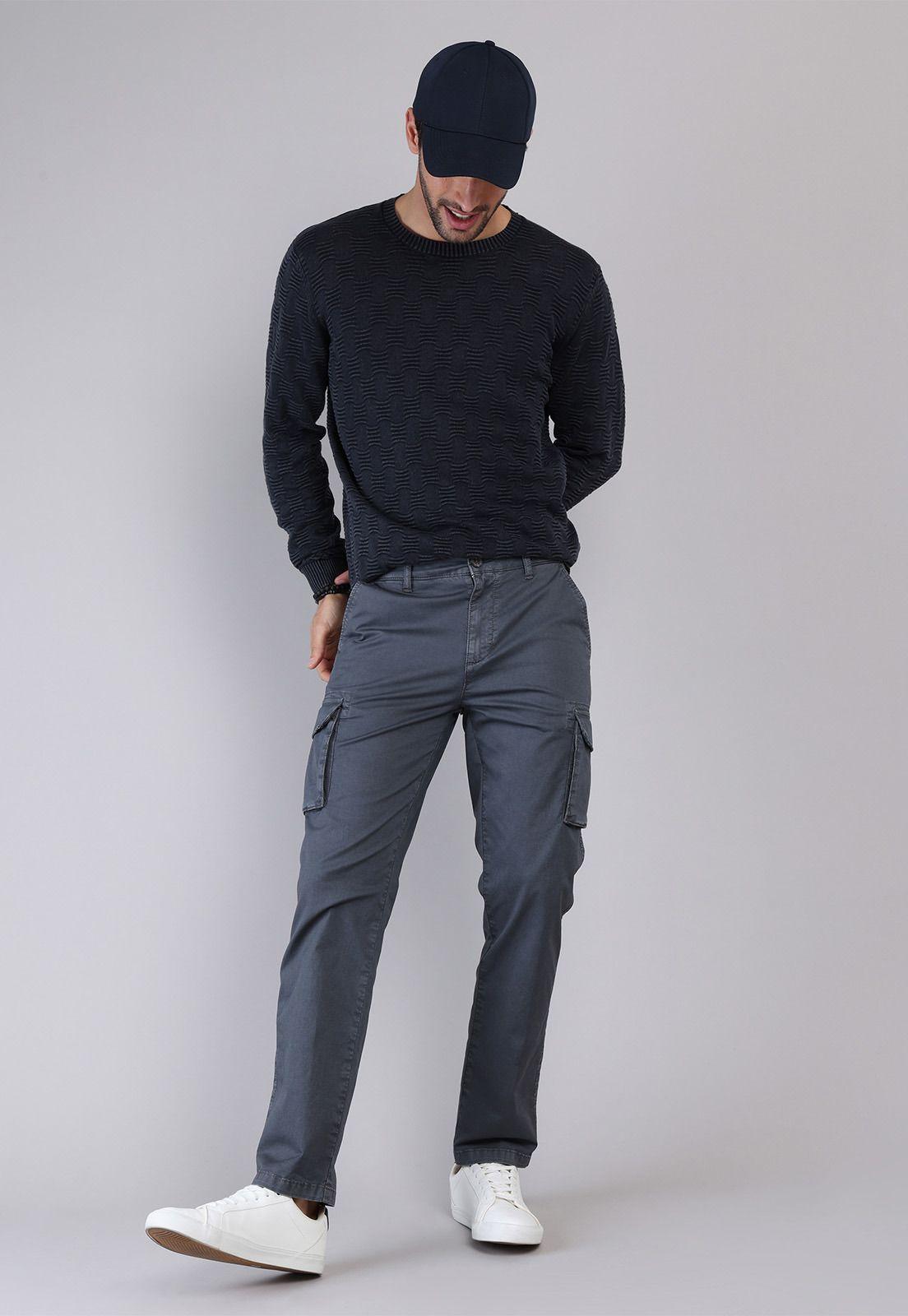 Pantalon Cargo Spandex Stone Wash Soviet SCVB002GO-3
