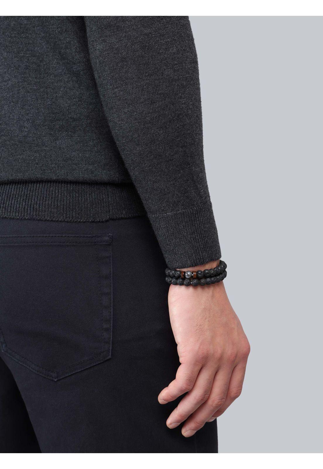 Sweater Cuello Alto Regular Fit Gris Oscuro Arrow SW33085GO-4