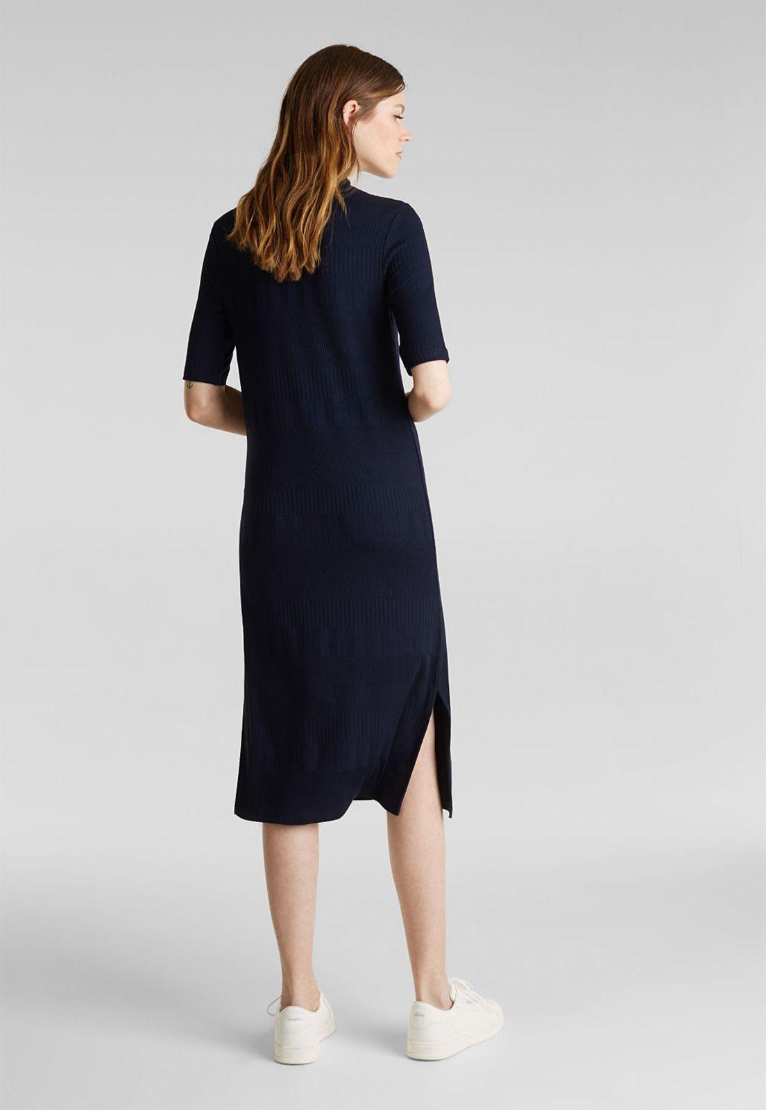 Vestido jersey cuello alto-5